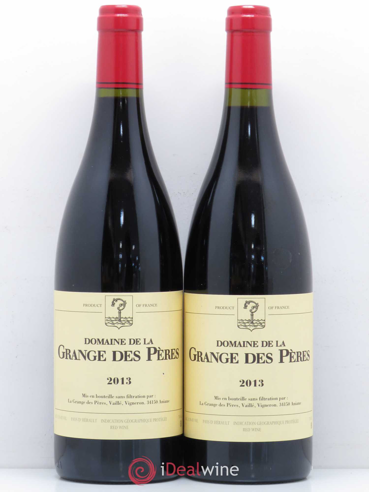 Pays d'Hérault Grange des Pères Laurent Vaillé 2013 - Lot de 2 bouteilles - 0