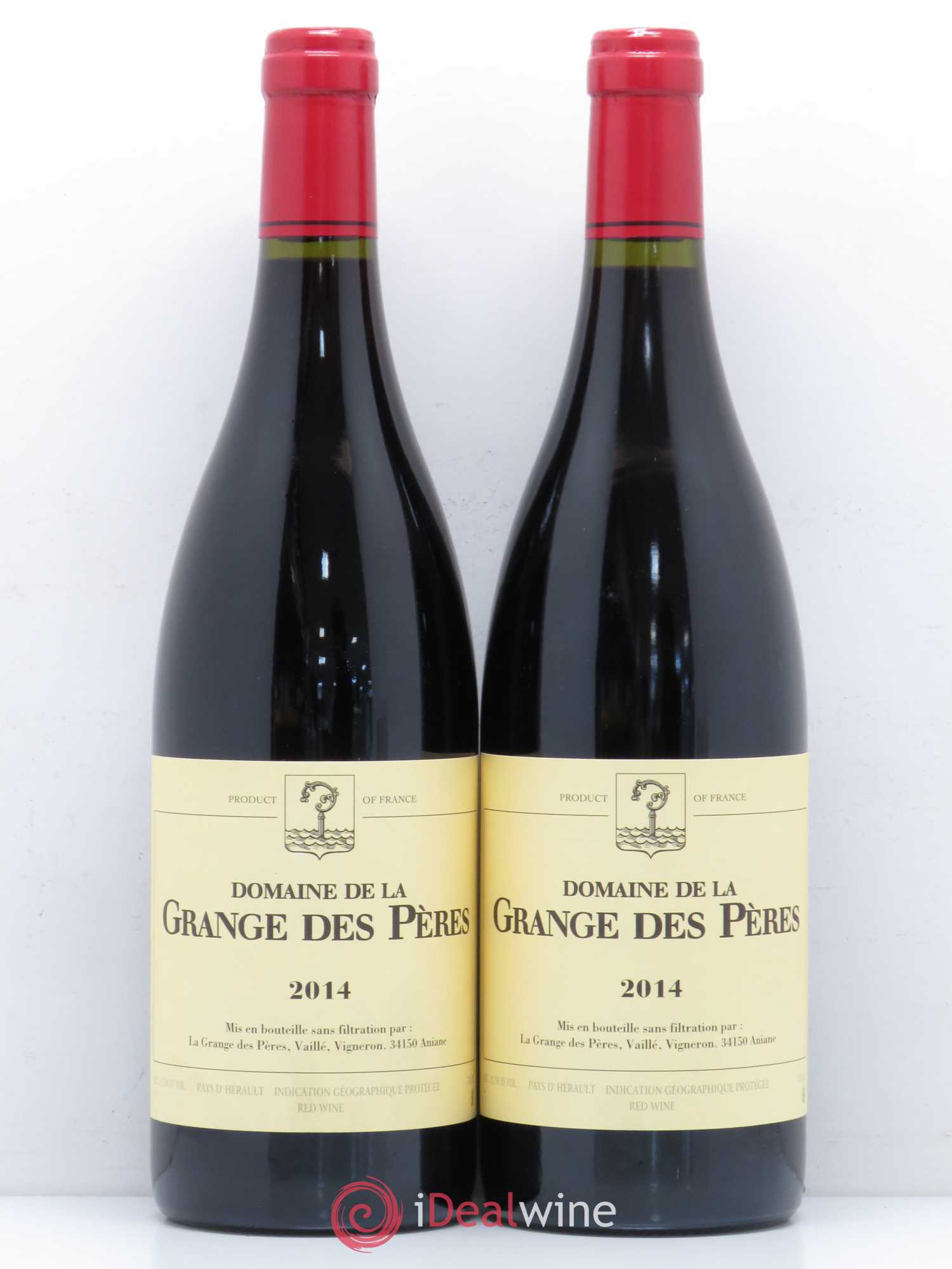 Pays d'Hérault Grange des Pères Laurent Vaillé 2014 - Lot de 2 bouteilles - 0