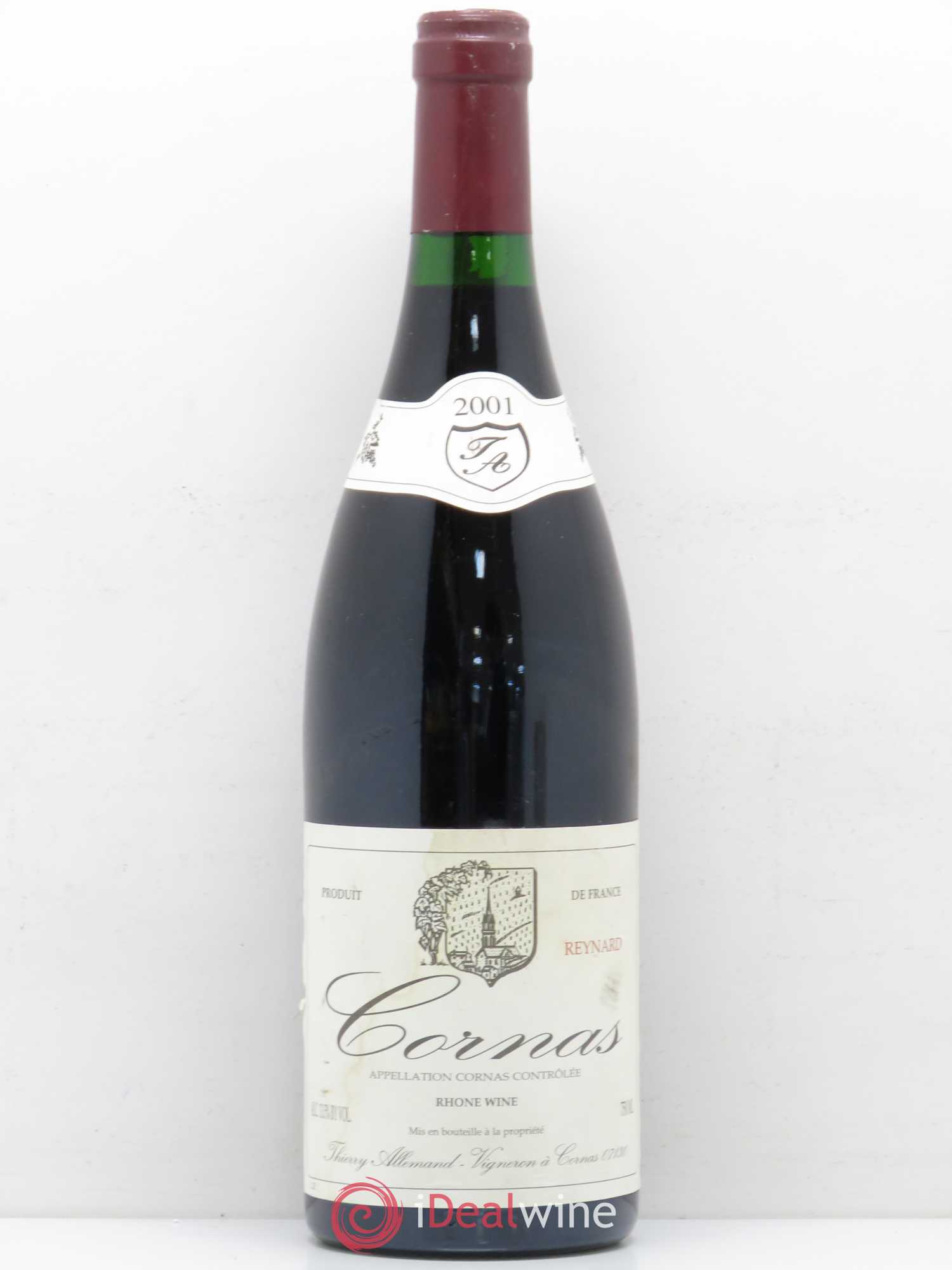 Cornas Reynard Thierry Allemand 2001 - Lot de 1 bouteille - 0