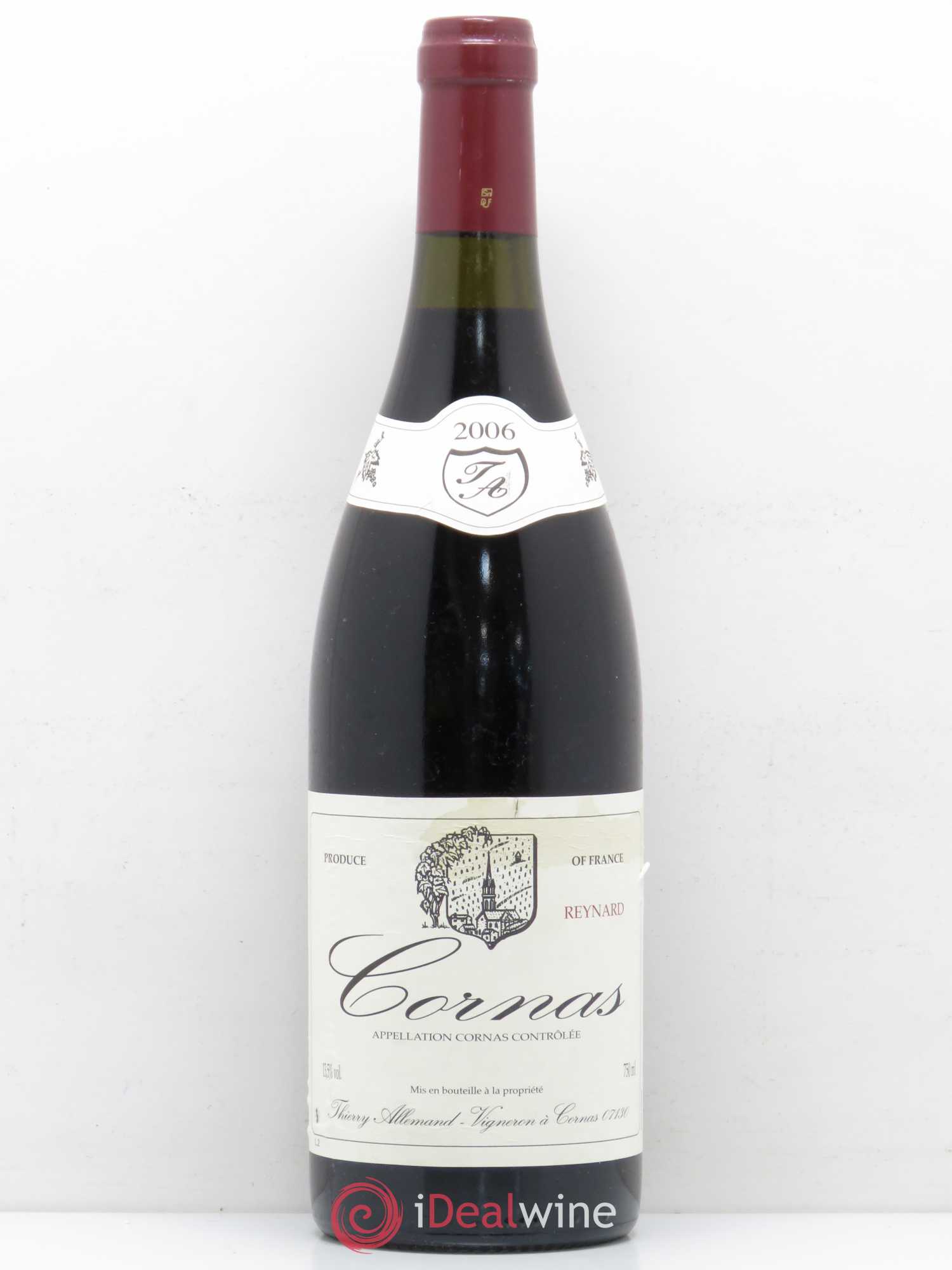 Cornas Reynard Thierry Allemand 2006 - Lot de 1 bouteille - 0