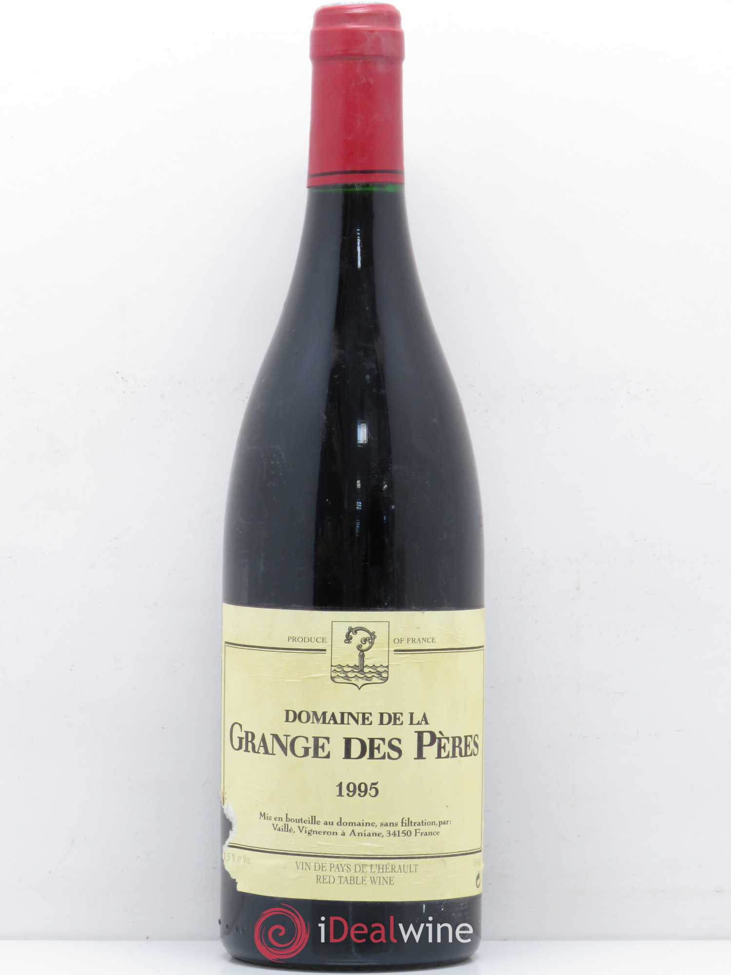 Pays d'Hérault Grange des Pères Laurent Vaillé 1995 - Lot de 1 bouteille - 0