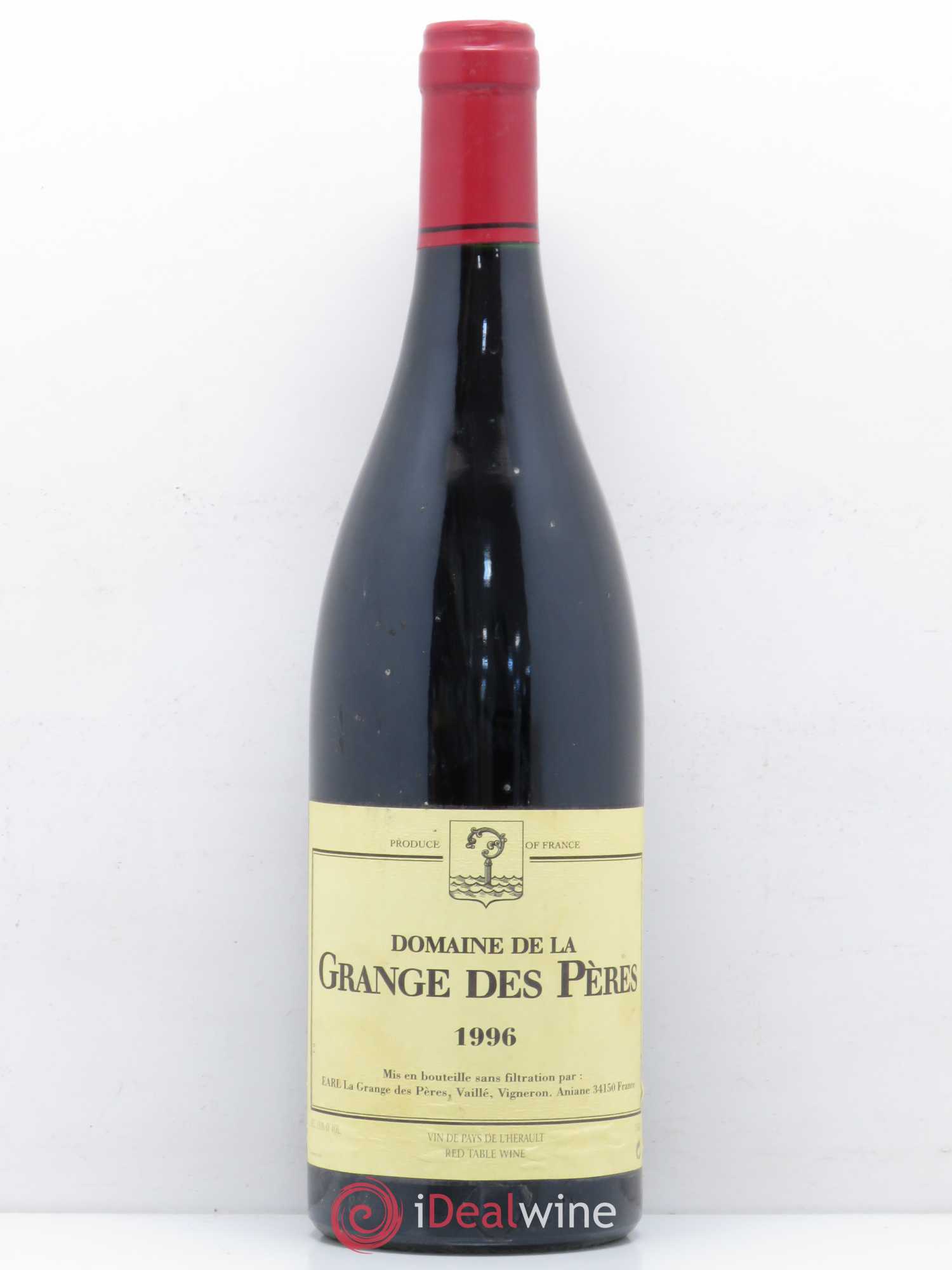 Pays d'Hérault Grange des Pères Laurent Vaillé 1996 - Lot de 1 bouteille - 0