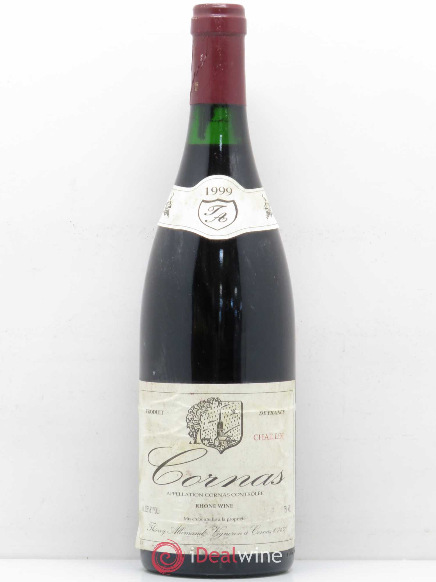 Cornas Chaillot Thierry Allemand 1999 - Lot de 1 bouteille - 0