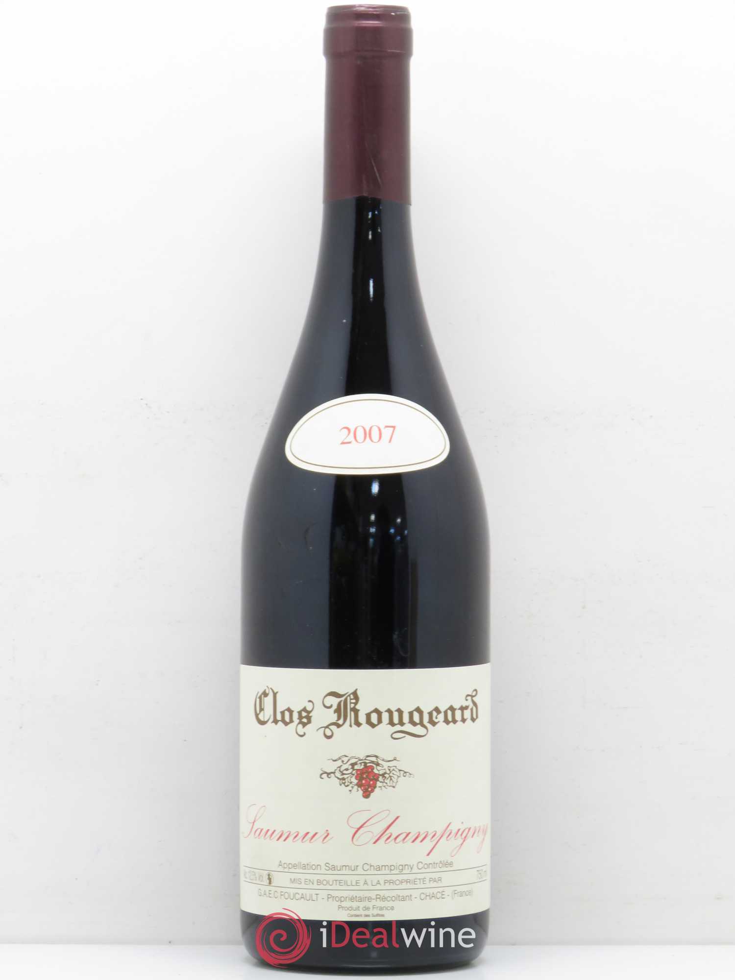 Saumur-Champigny Clos Rougeard 2007 - Lot de 1 bouteille - 0