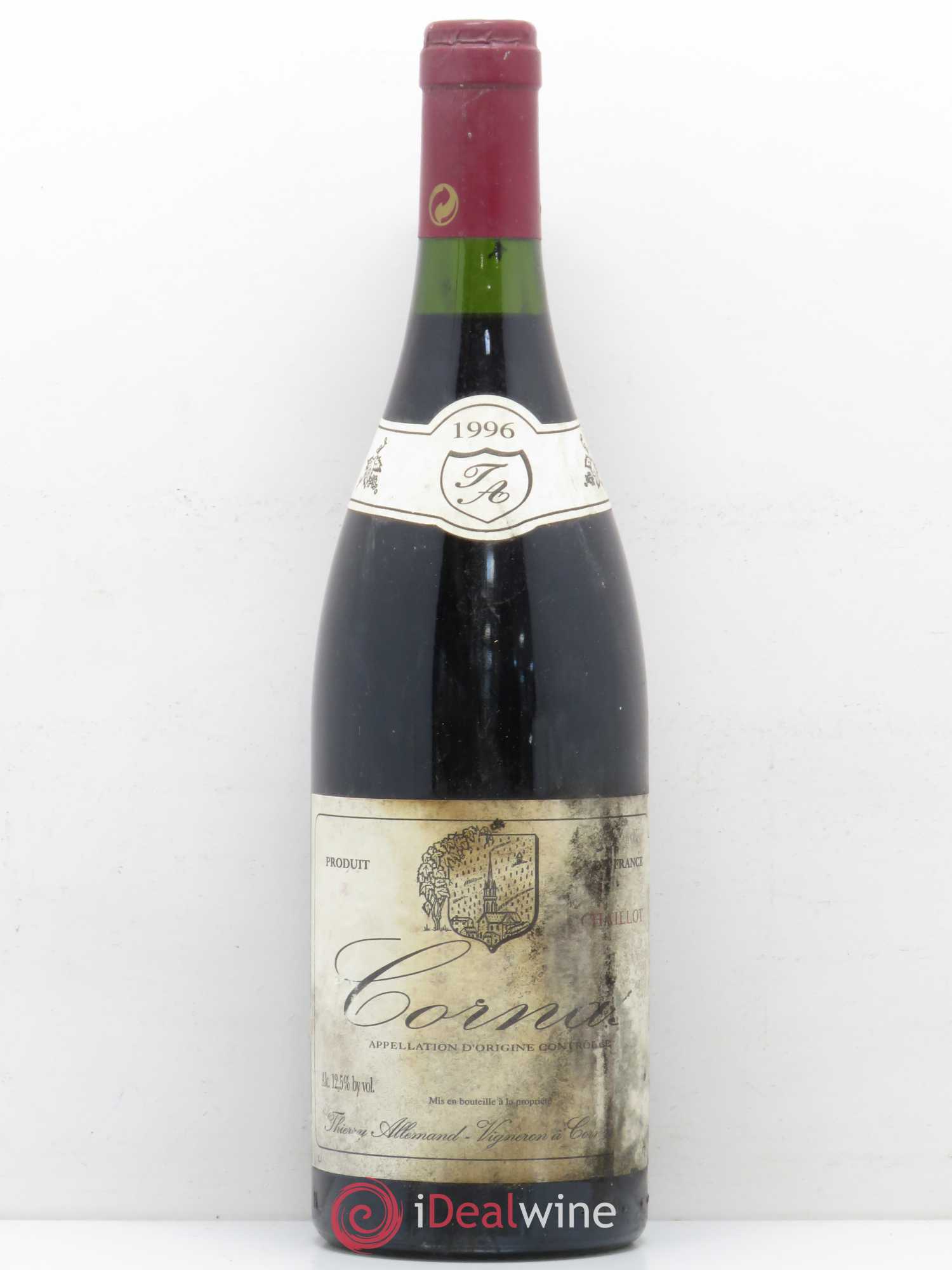 Cornas Chaillot Thierry Allemand 1996 - Lot de 1 bouteille - 0