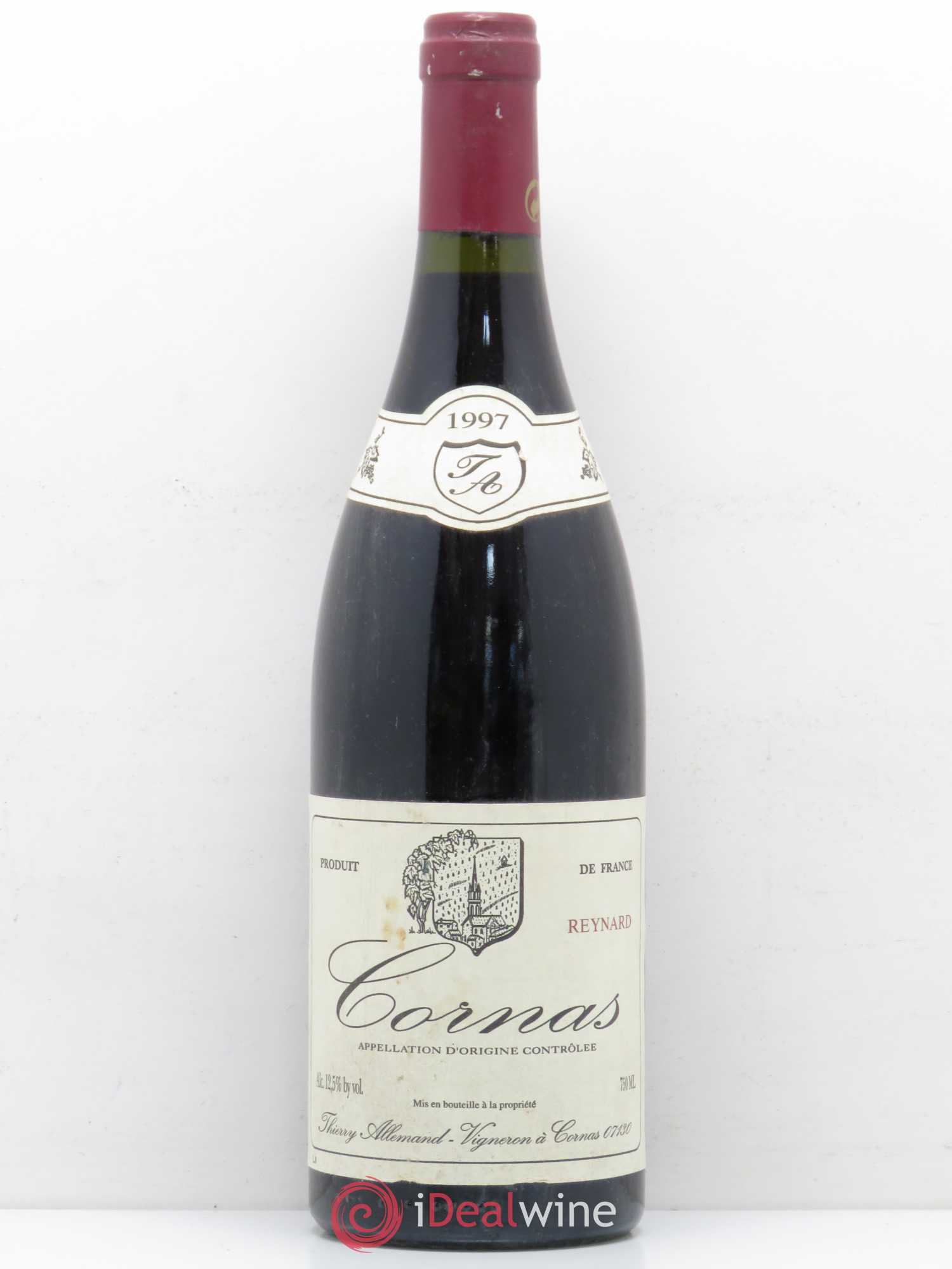 Cornas Reynard Thierry Allemand 1997 - Lot de 1 bouteille - 0
