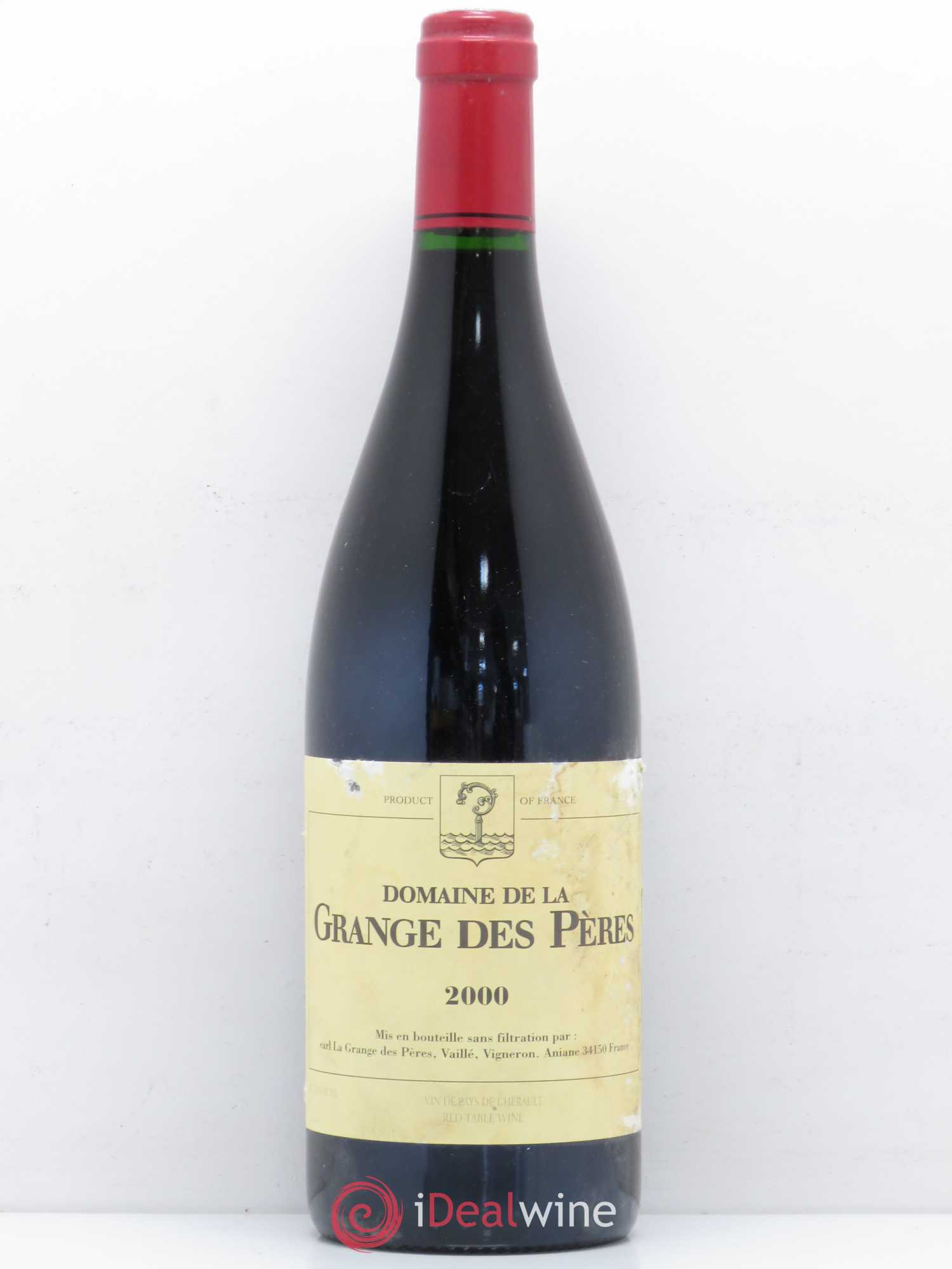 Pays d'Hérault Grange des Pères Laurent Vaillé 2000 - Lot de 1 bouteille - 0