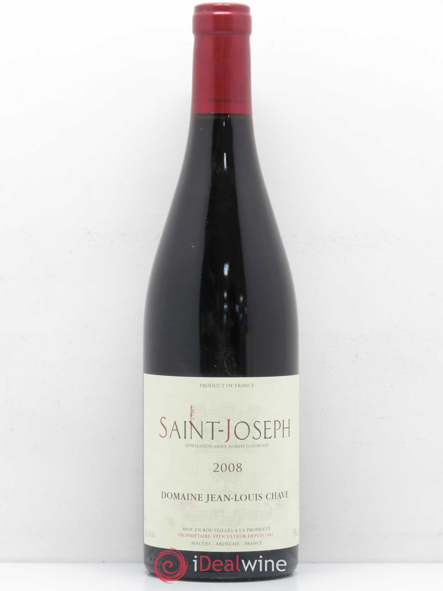 Saint-Joseph Jean-Louis Chave 2008 - Lot de 1 bouteille - 0