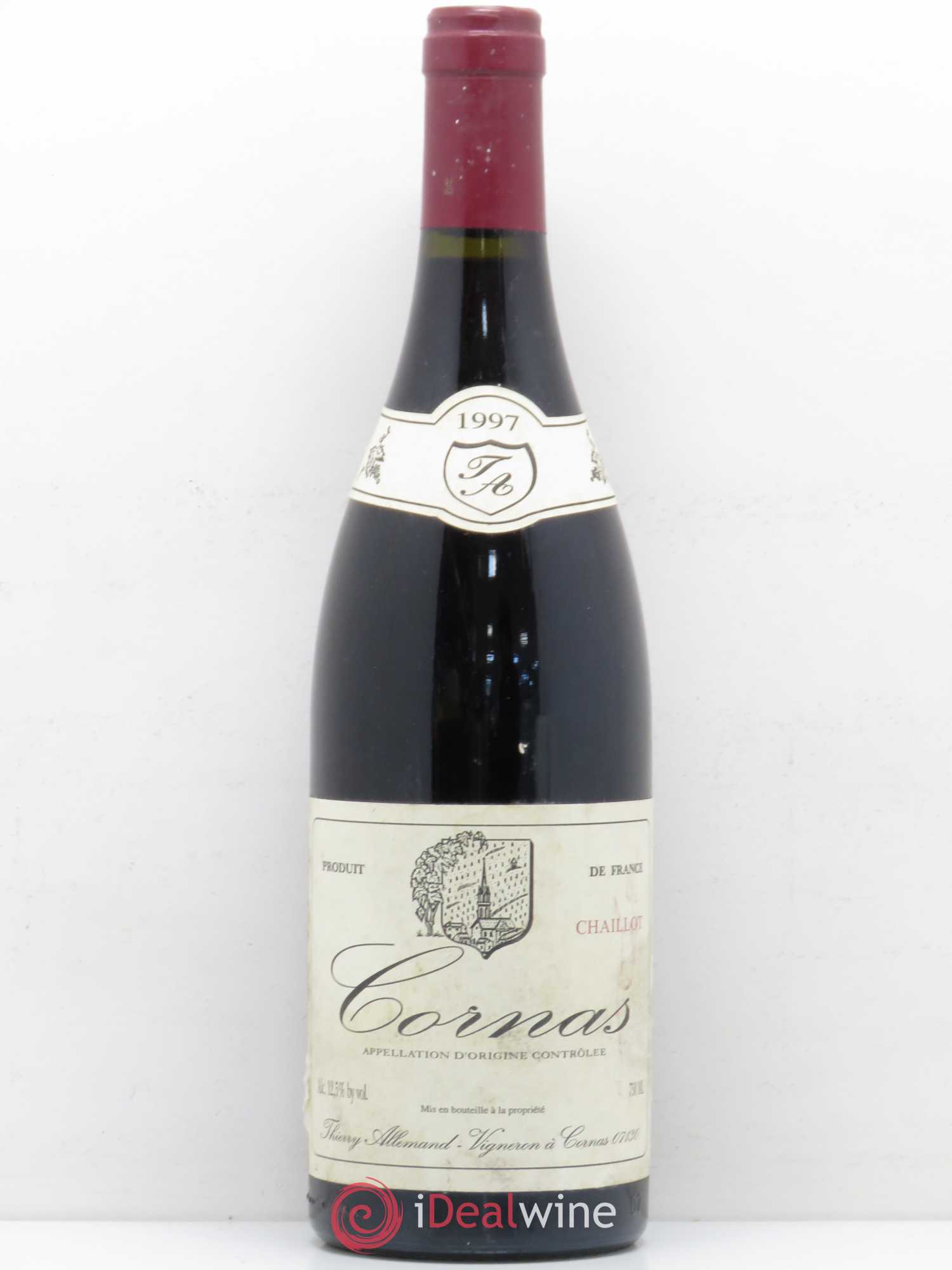 Cornas Chaillot Thierry Allemand 1997 - Lot de 1 bouteille - 0