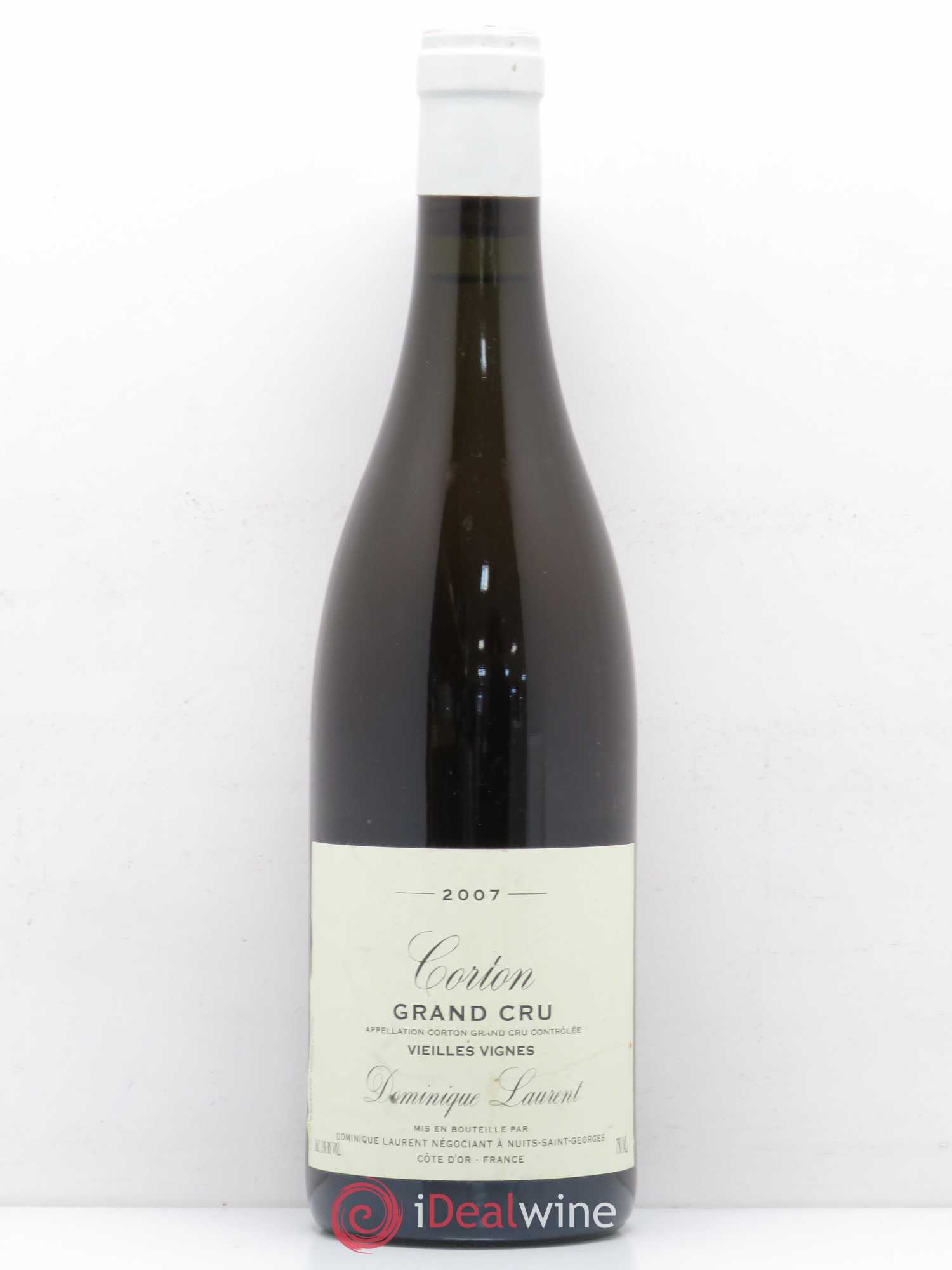 Corton Grand Cru Vieilles vignes Dominique Laurent 2007 - Lot de 1 bouteille - 0