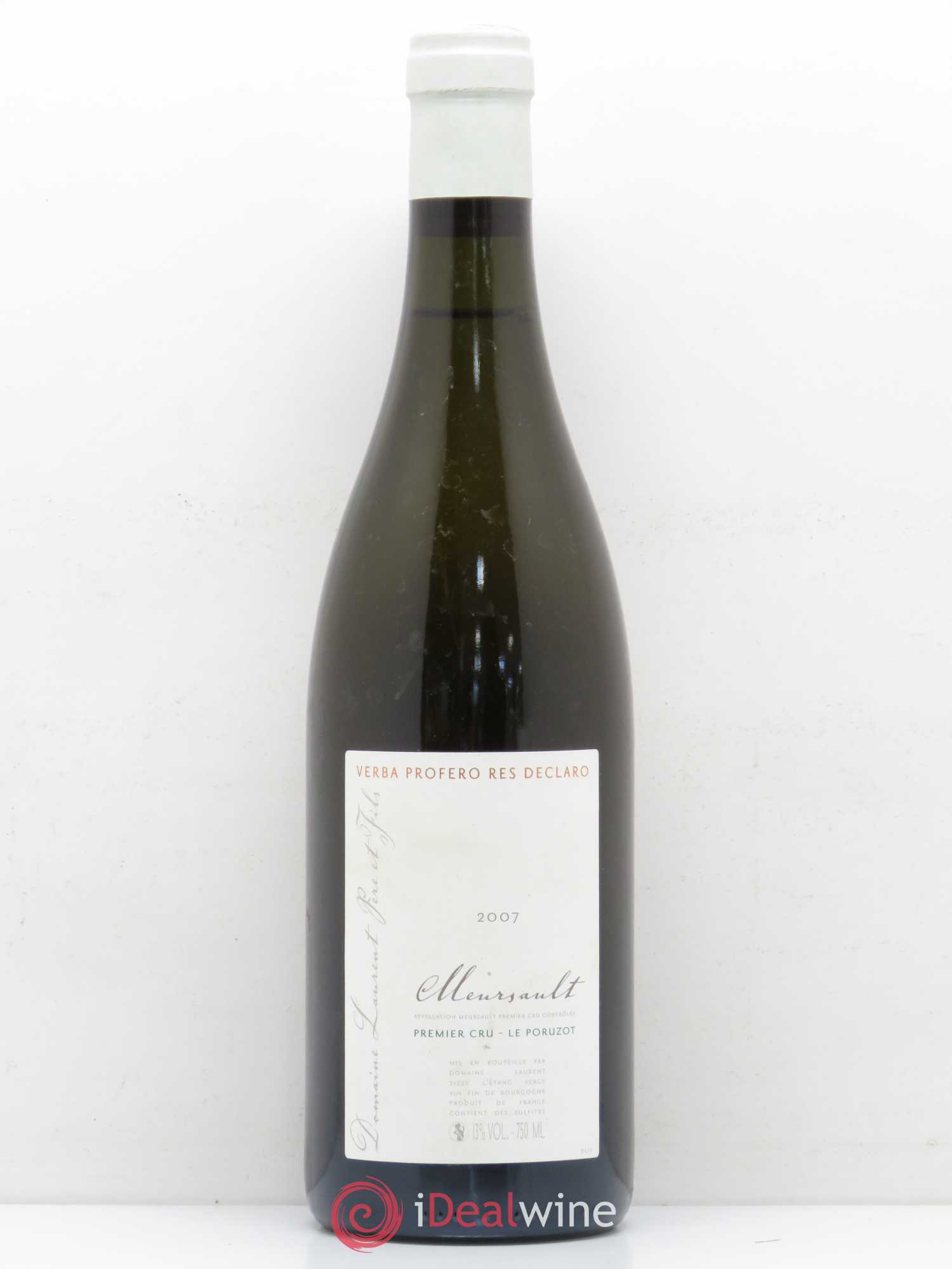Meursault 1er Cru Les Poruzots Domaine Laurent 2007 - Posten von 1 Flasche - 0