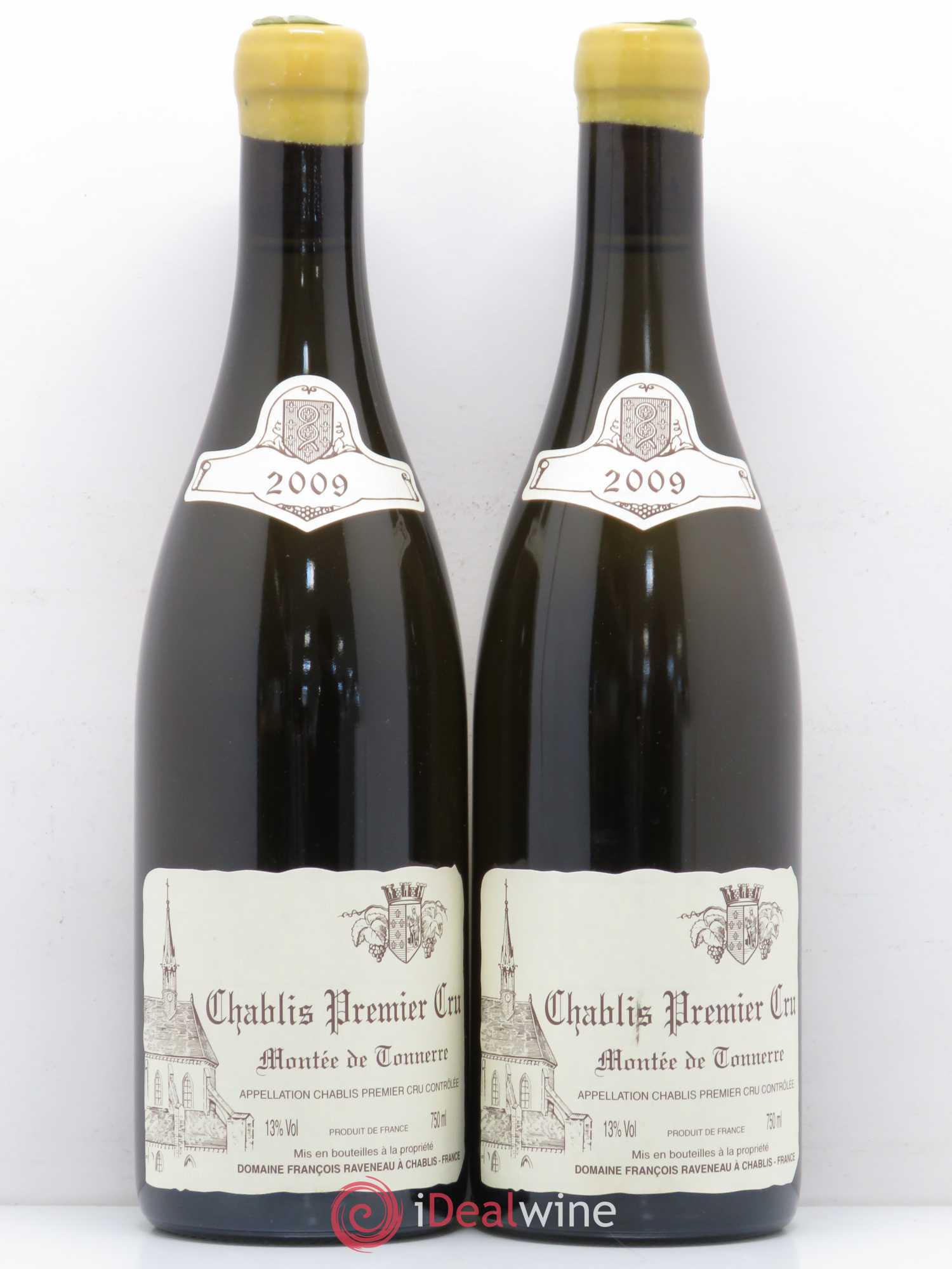 Chablis 1er Cru Montée de Tonnerre Raveneau (Domaine) 2009 - Lot de 2 bouteilles - 0