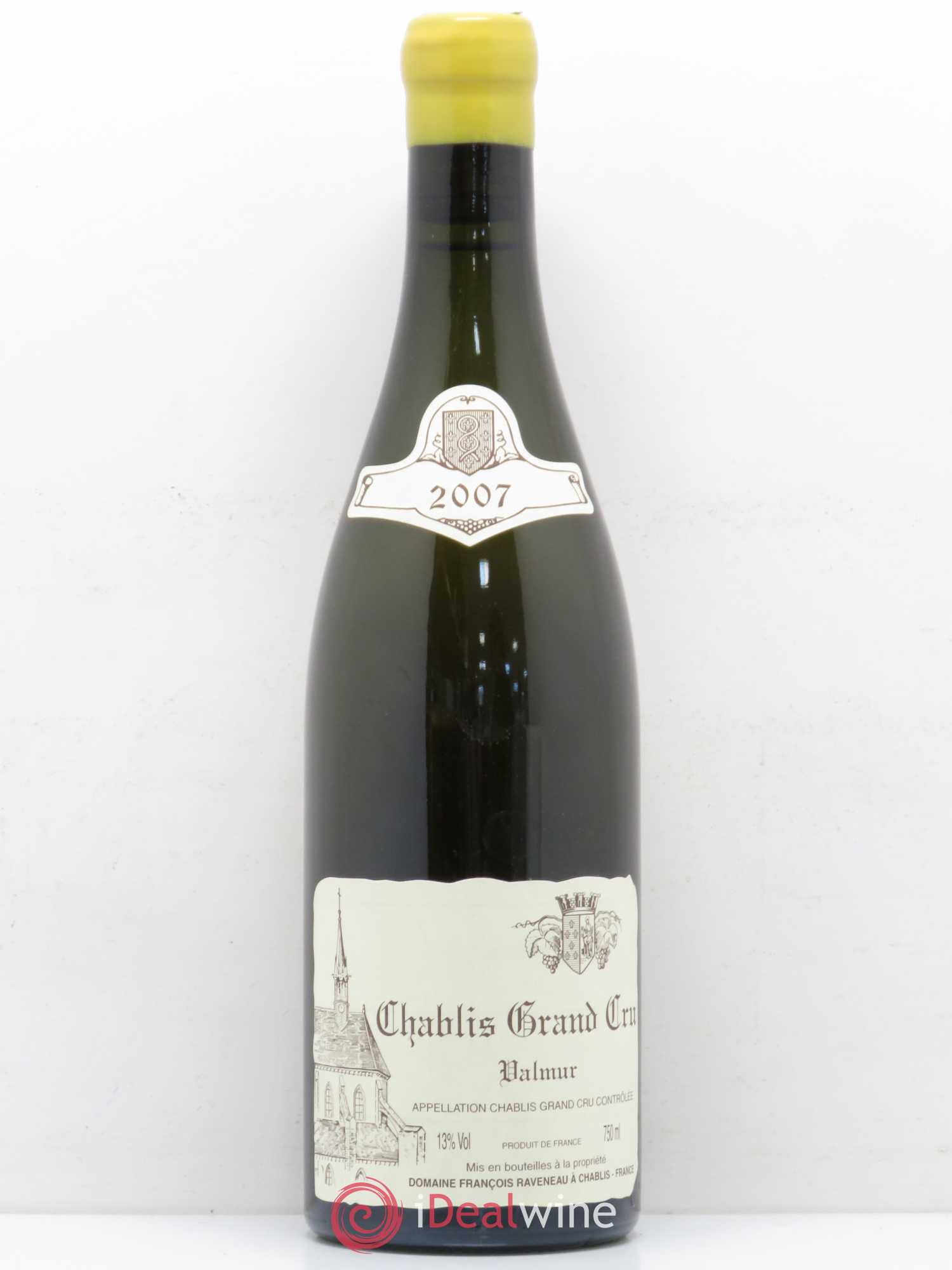 Chablis Grand Cru Valmur Raveneau (Domaine) 2007 - Lot de 1 bouteille - 0