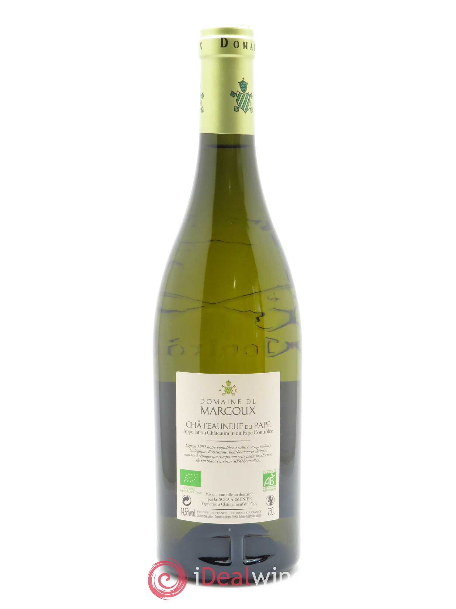 Châteauneuf-du-Pape Marcoux (Domaine de) 2019 - Lot de 1 bouteille - 1
