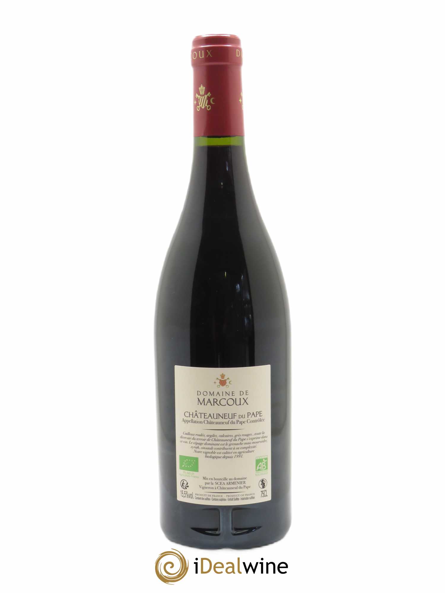 Châteauneuf-du-Pape Marcoux (Domaine de) 2020 - Lot of 1 bottle - 1