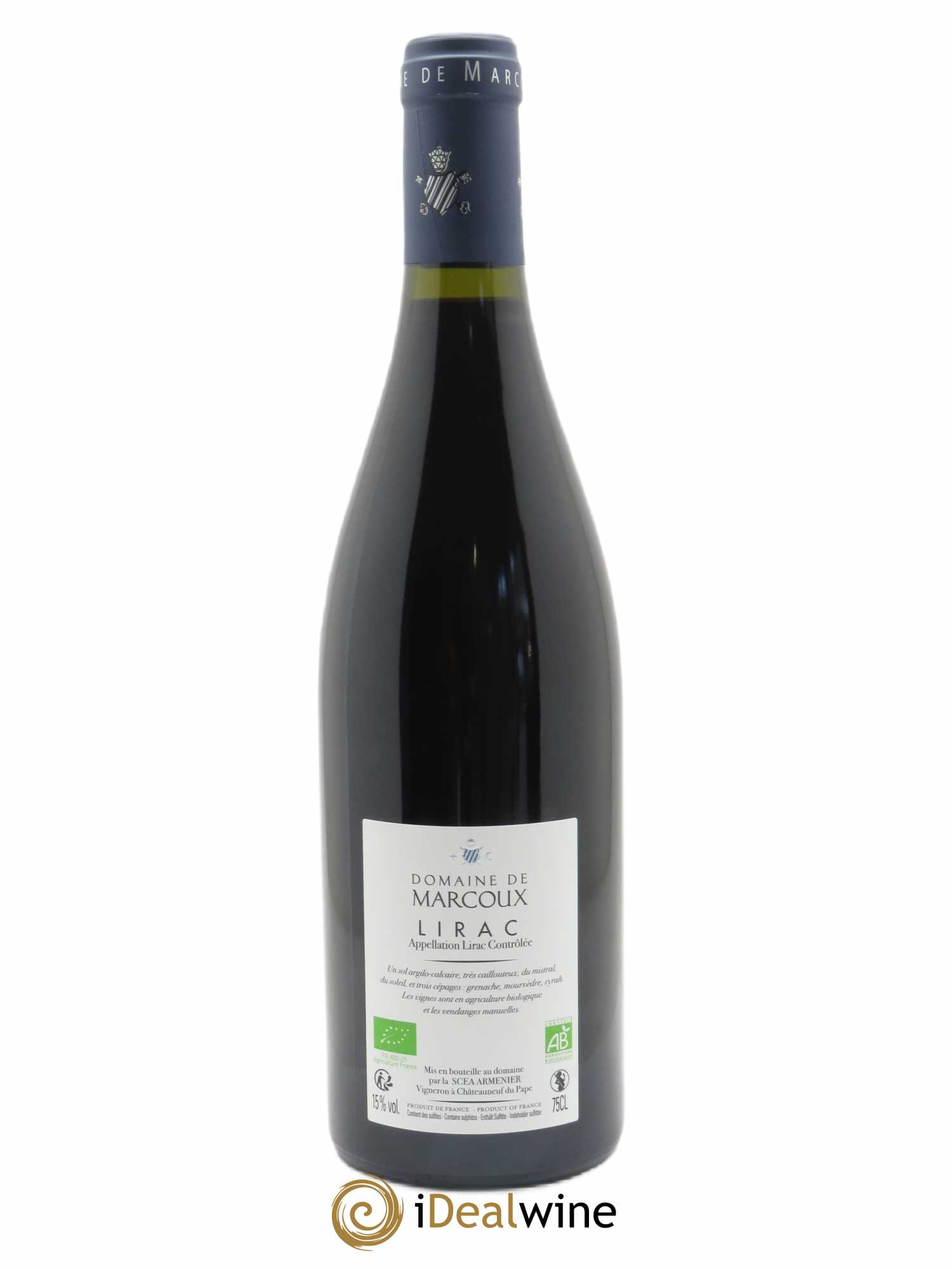 Lirac La Lorentine Marcoux (Domaine de) 2020 - Lot of 1 bottle - 1