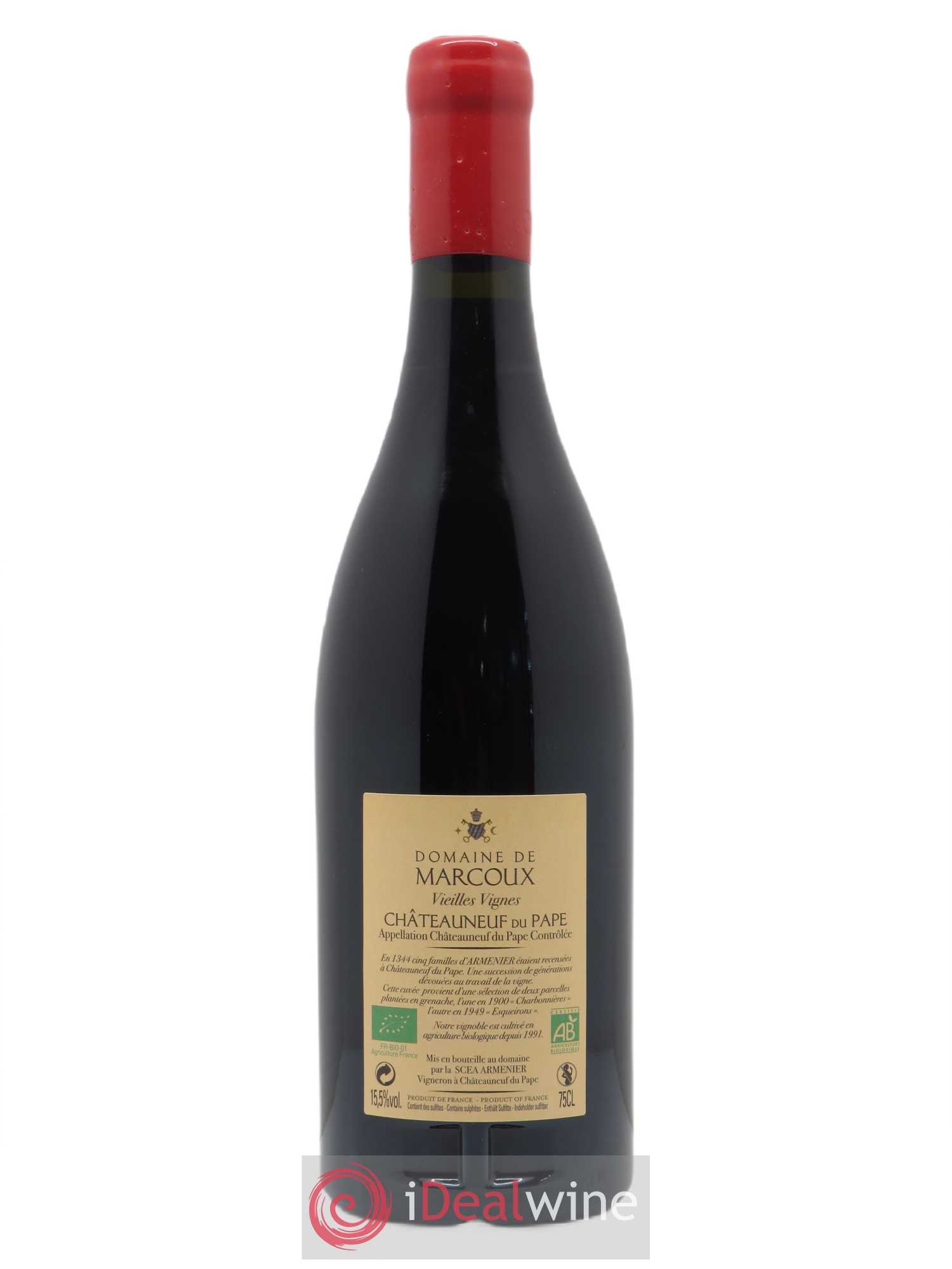 Châteauneuf-du-Pape Vieilles Vignes Marcoux (Domaine de) 2017 - Lot de 1 bouteille - 1