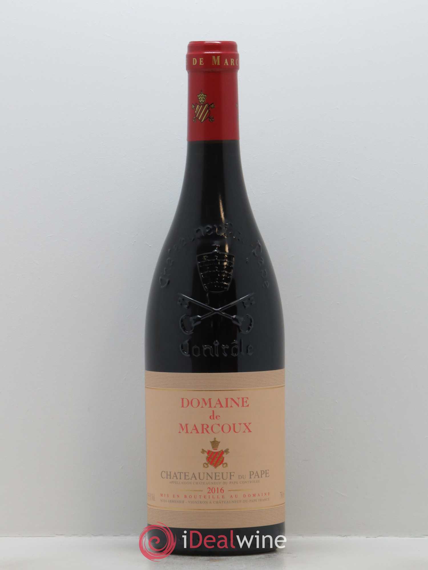 Châteauneuf-du-Pape Marcoux (Domaine de) 2016 - Lot de 1 bouteille - 0