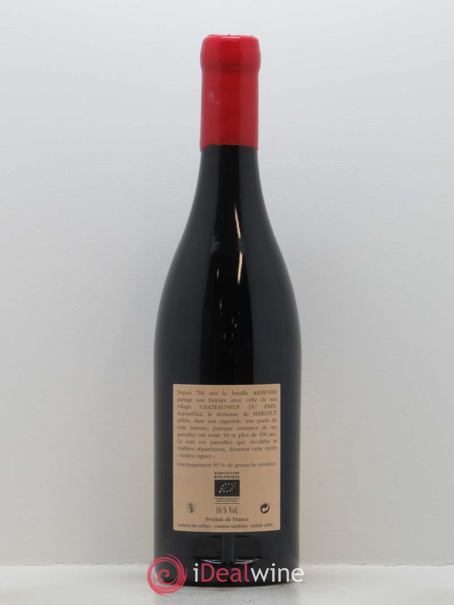 Châteauneuf-du-Pape Vieilles Vignes Marcoux (Domaine de) 2016 - Lot de 1 bouteille - 1