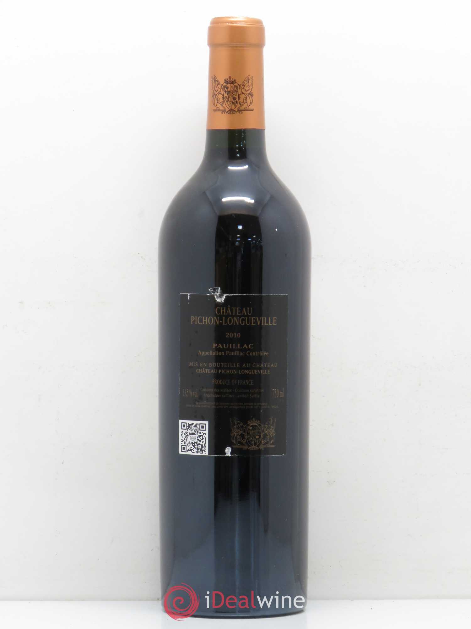 Pichon Longueville Baron 2ème Grand Cru Classé 2010 - Lot de 1 bouteille - 1