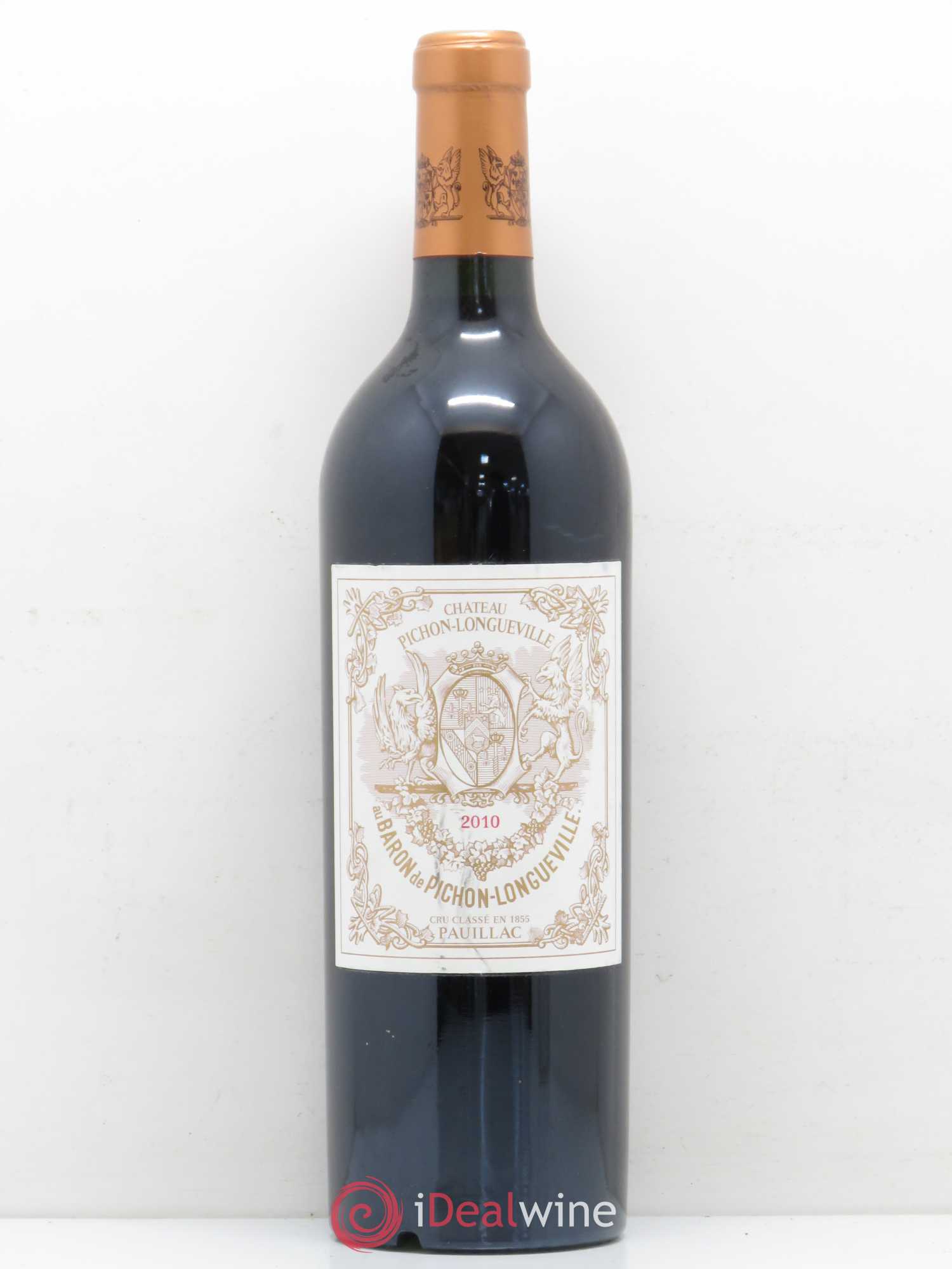 Pichon Longueville Baron 2ème Grand Cru Classé 2010 - Lot de 1 bouteille - 0