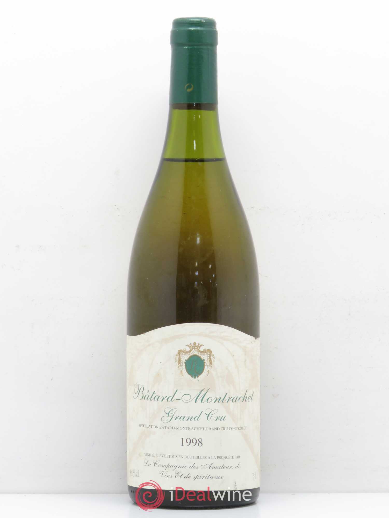Bâtard-Montrachet Grand Cru La Compagnie des Amateurs de Vins et de Spiritueux 1998 - Posten von 1 Flasche - 0