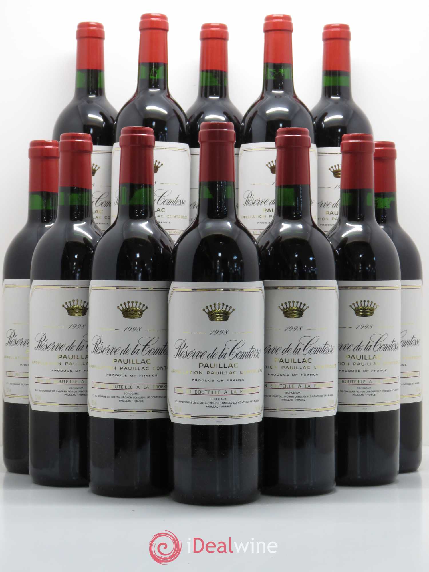Réserve de la Comtesse Second Vin 1998 - Lot de 12 bouteilles - 0
