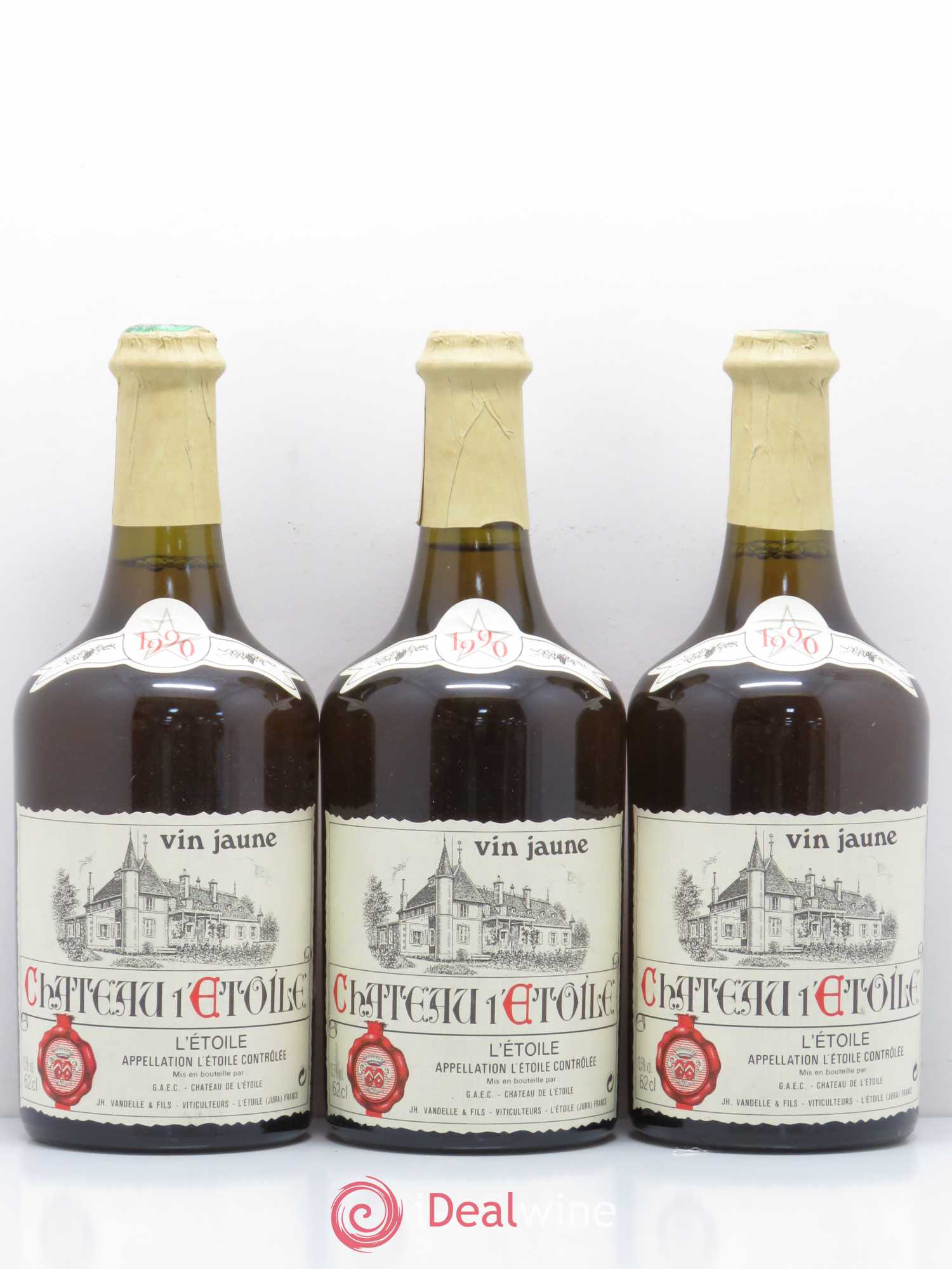 Arbois Vin Jaune 1990 - Posten von 3 Flaschen - 0