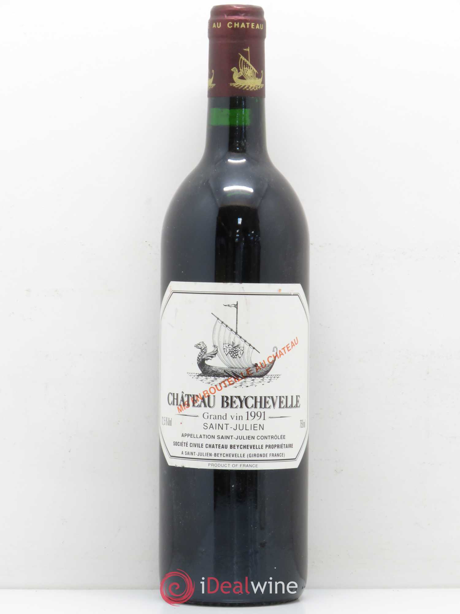 Château Beychevelle 4ème Grand Cru Classé 1991 - Lot de 1 bouteille - 0