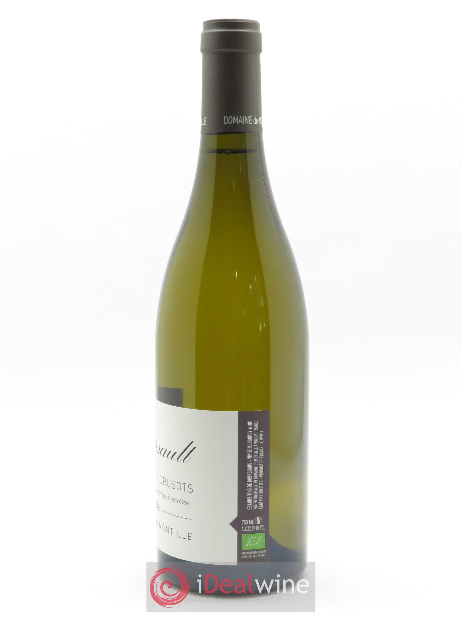 Meursault 1er Cru Les Porusots De Montille (Domaine) 2018 - Lot de 1 bouteille - 1