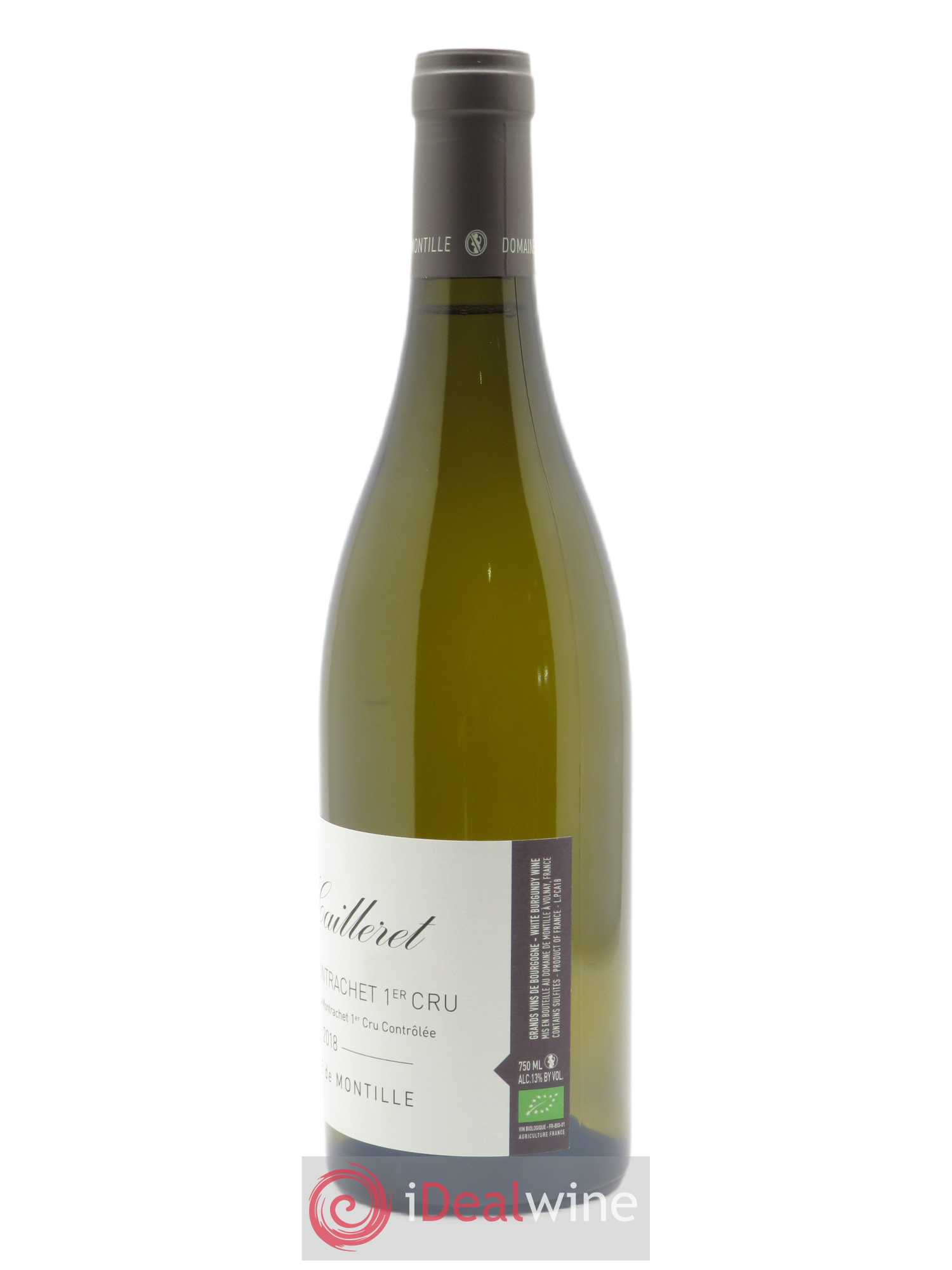 Puligny-Montrachet 1er Cru Le Cailleret De Montille (Domaine) 2018 - Lot de 1 bouteille - 1