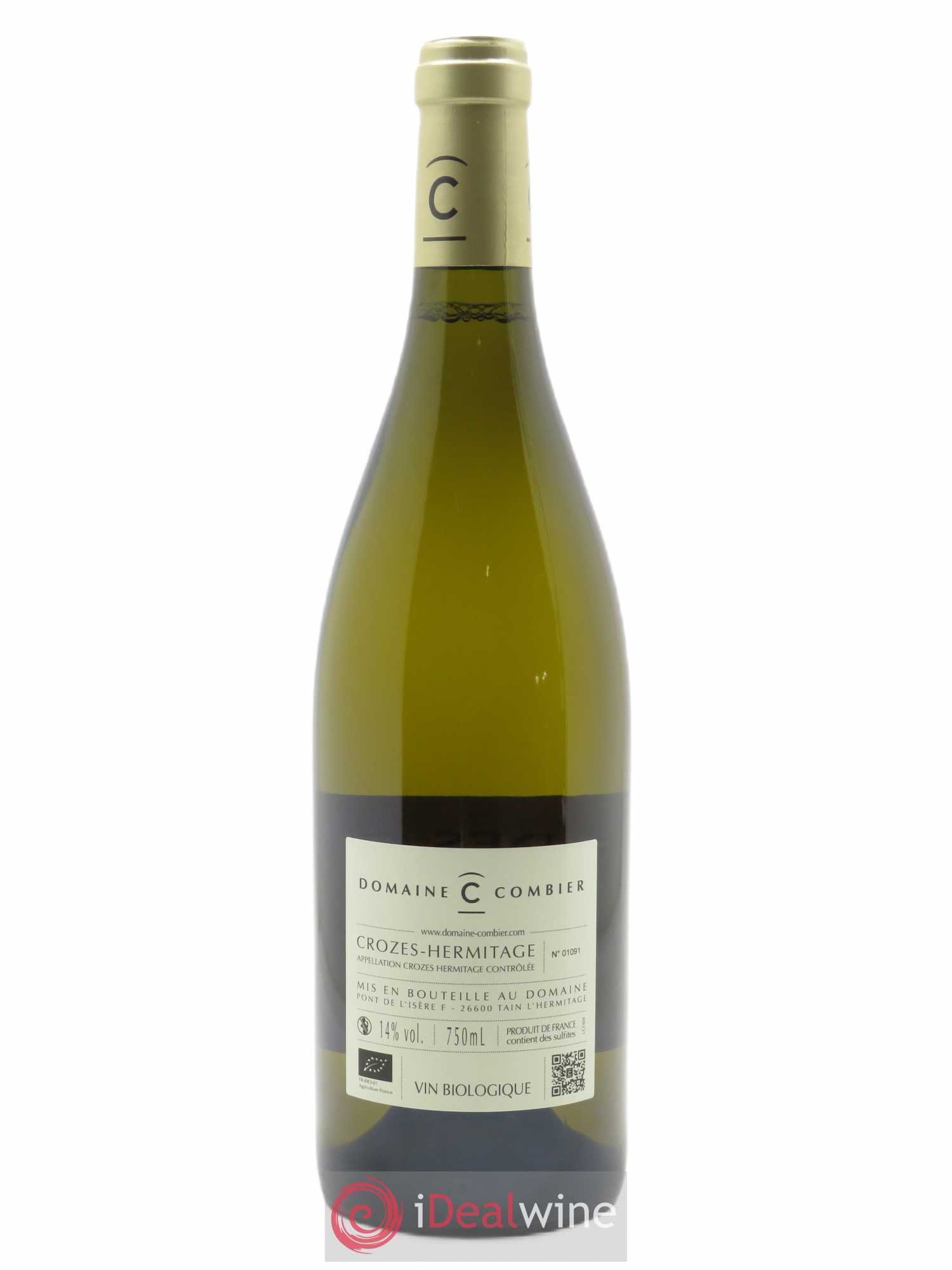Crozes-Hermitage Clos des Grives Combier 2019 - Lot de 1 bouteille - 1