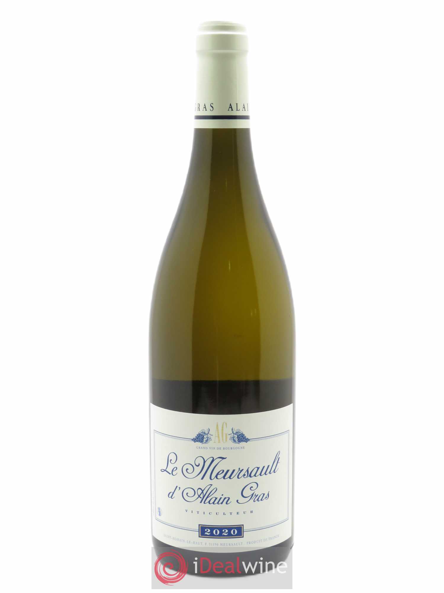Meursault Les Tillets Alain Gras 2020 - Lot de 1 bouteille - 0