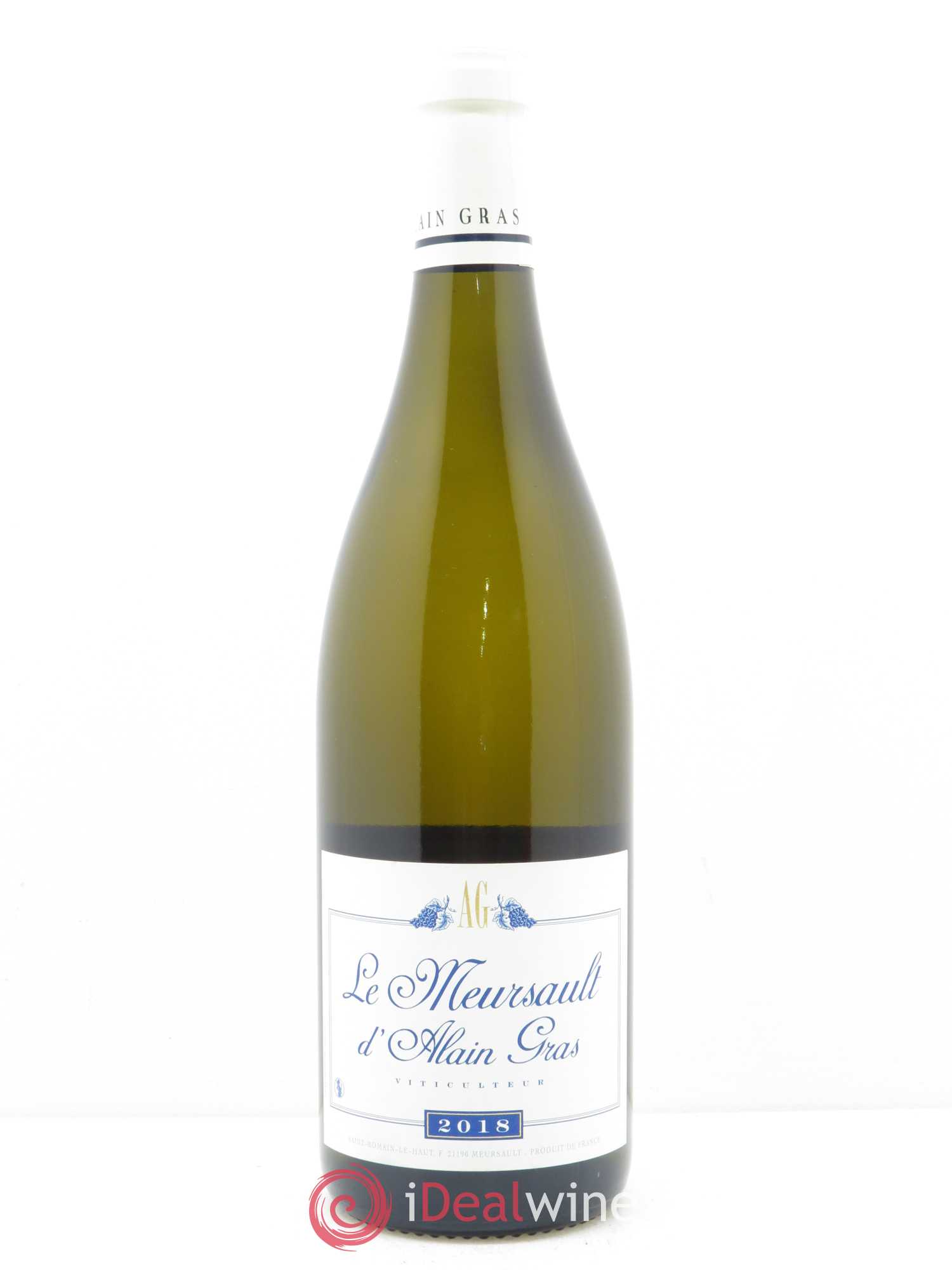 Meursault Les Tillets Alain Gras 2018 - Lot de 1 bouteille - 0
