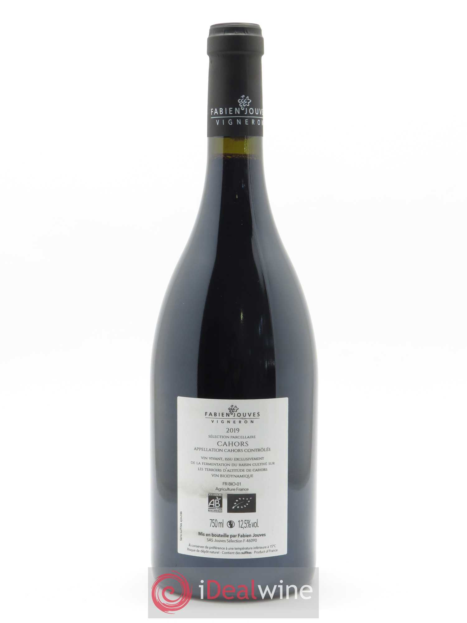Cahors Mas Del Périé Amphore Fabien Jouves 2019 - Lot de 1 bouteille - 1