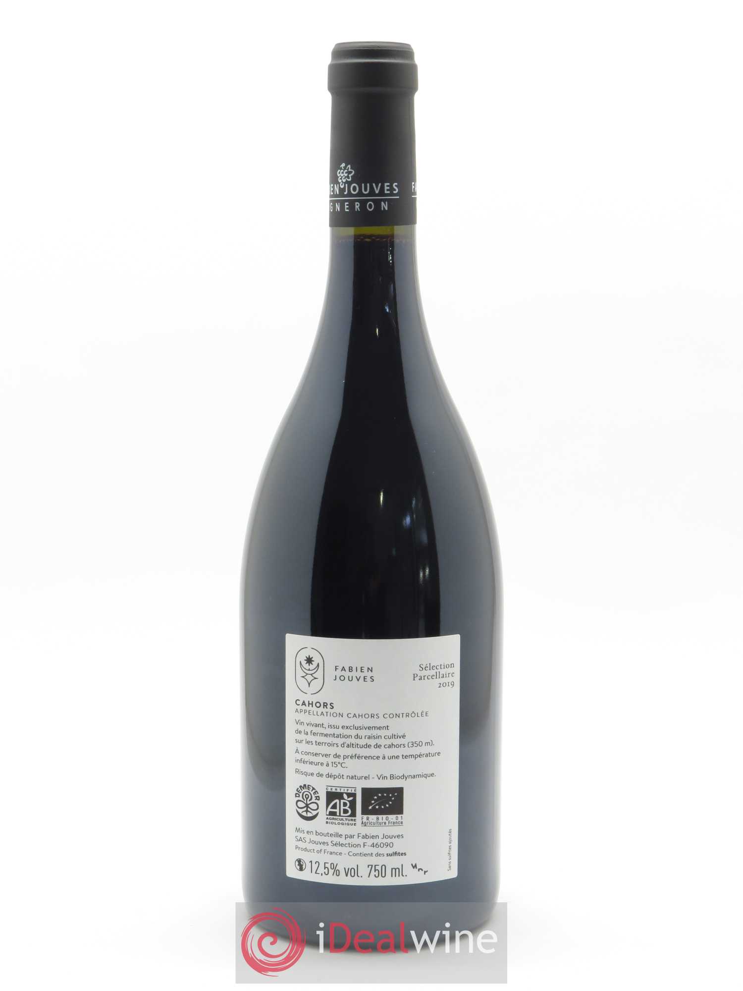 Cahors Mas Del Périé Autochtone Fabien Jouves 2019 - Lot de 1 bouteille - 1