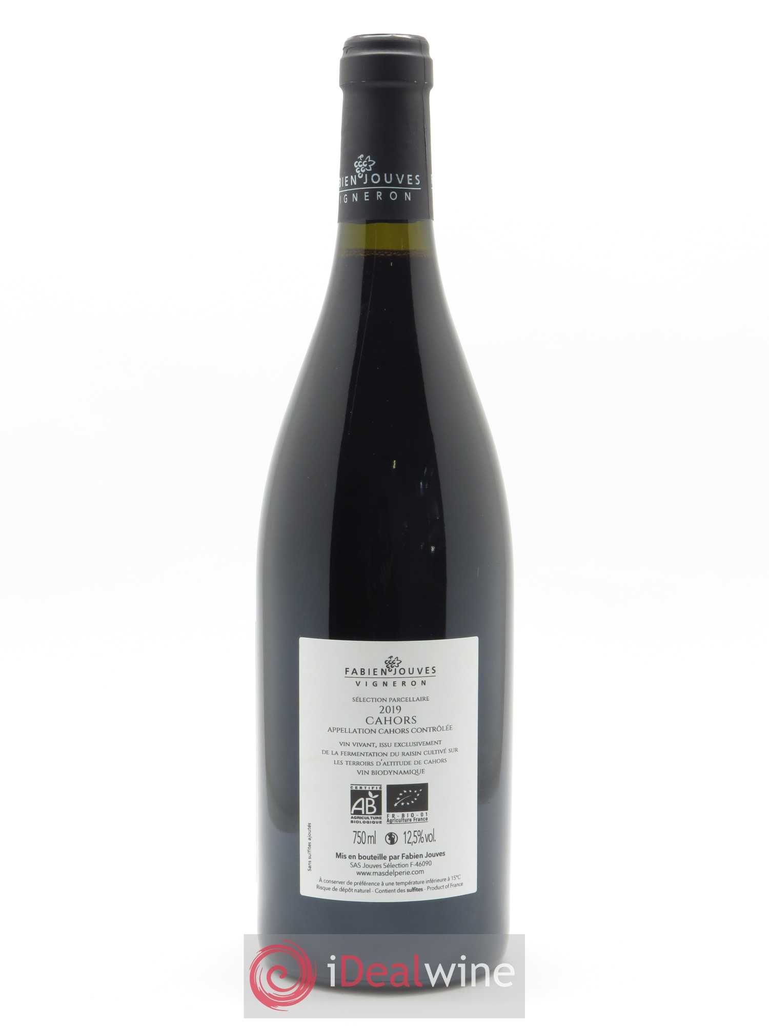 Cahors Mas Del Périé La Roque Fabien Jouves 2019 - Lot de 1 bouteille - 1