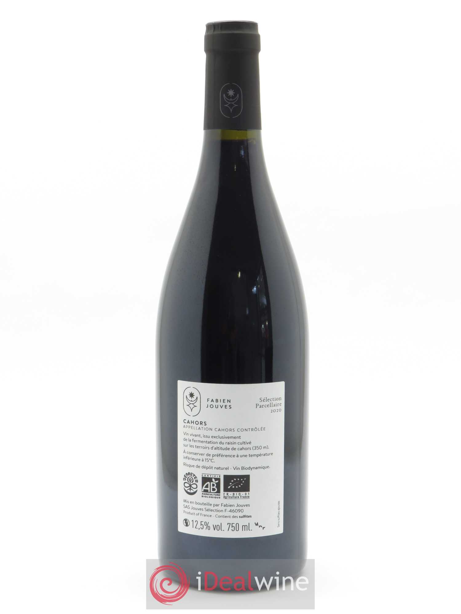 Cahors Mas Del Périé La Roque Fabien Jouves 2020 - Lot de 1 bouteille - 1