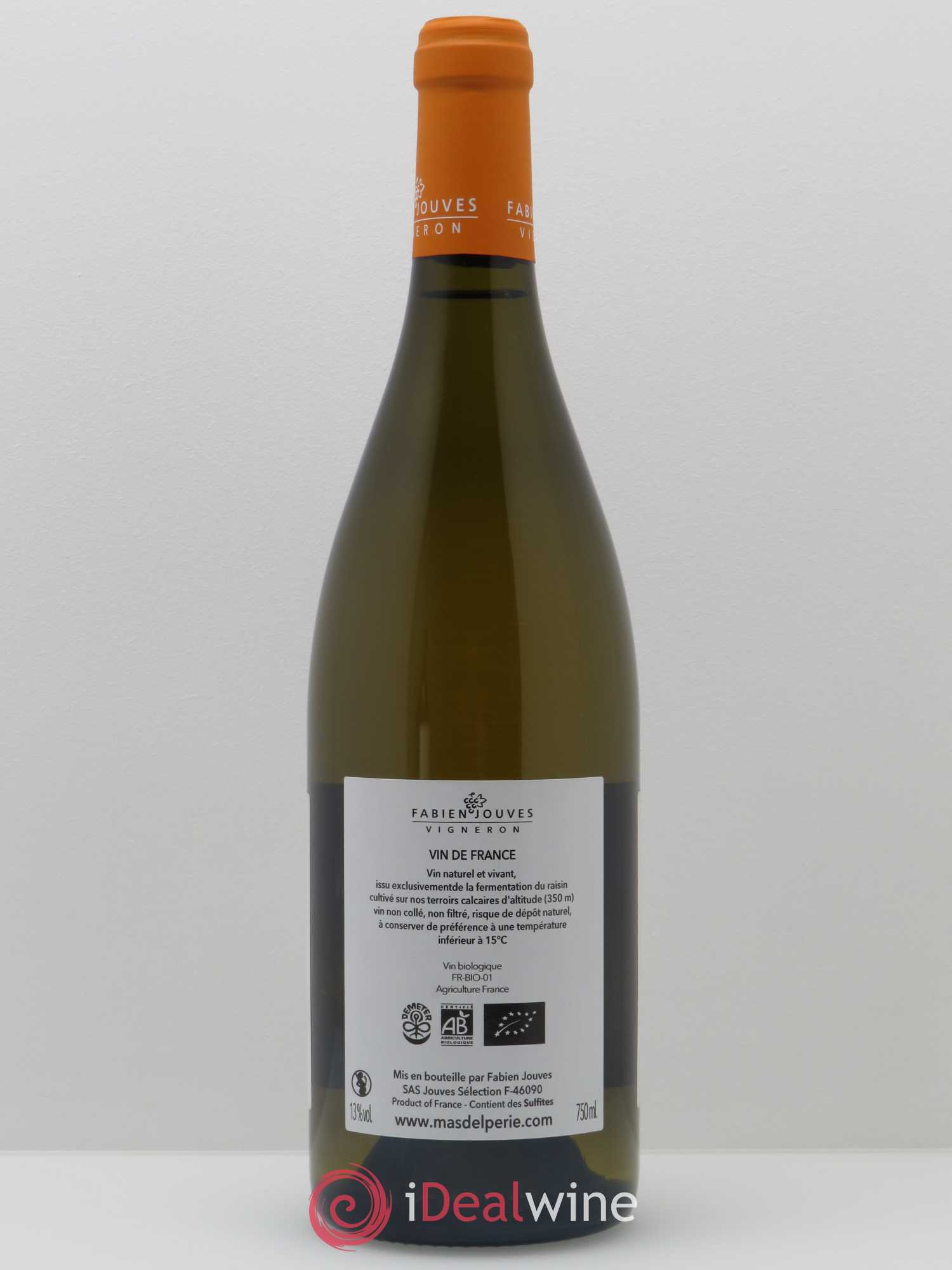 Vin de France Mas Del Périé Les Pièces Longues Fabien Jouves 2017 - Lot de 1 bouteille - 1