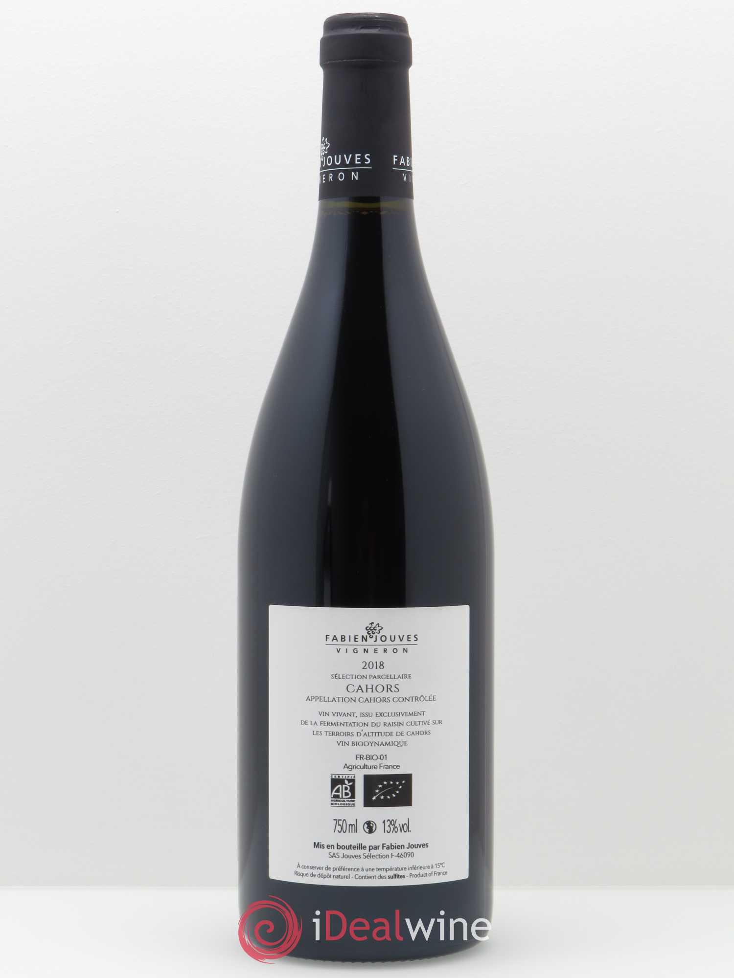 Cahors Mas Del Périé Les Escures Fabien Jouves 2018 - Lot de 1 bouteille - 1