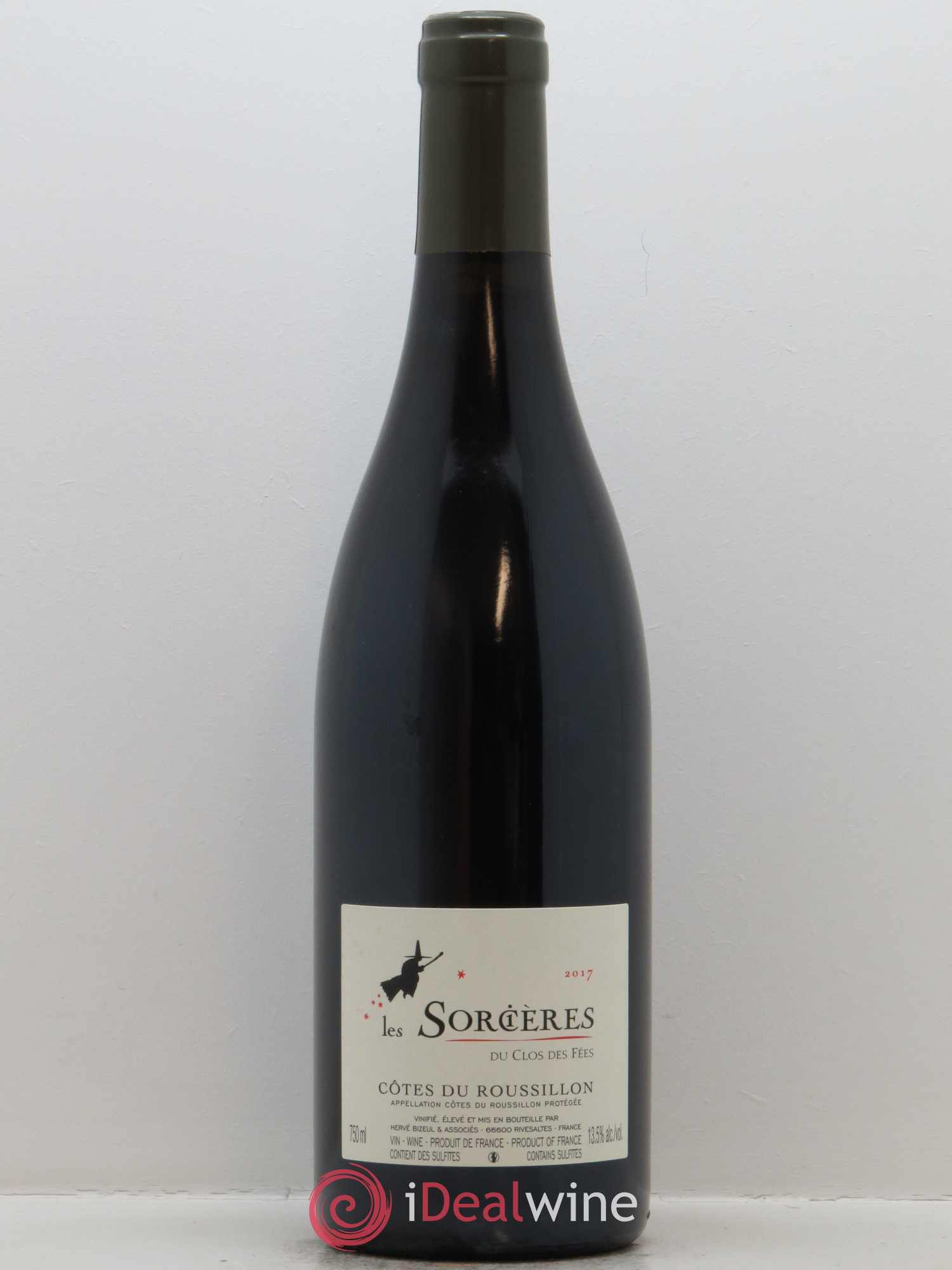 Côtes du Roussillon Clos des Fées Les Sorcières Hervé Bizeul 2017 - Lot de 1 bouteille - 0