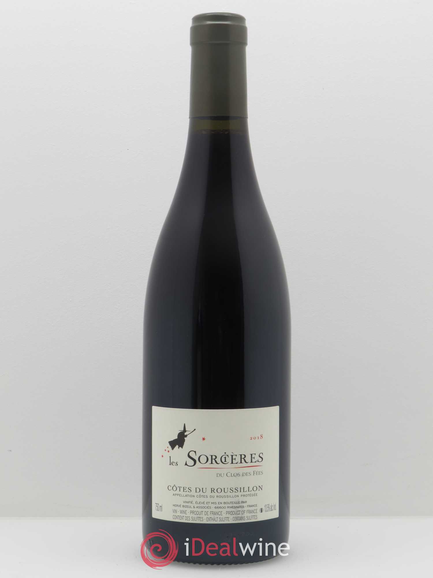 Côtes du Roussillon Clos des Fées Les Sorcières Hervé Bizeul 2018 - Lot de 1 bouteille - 0