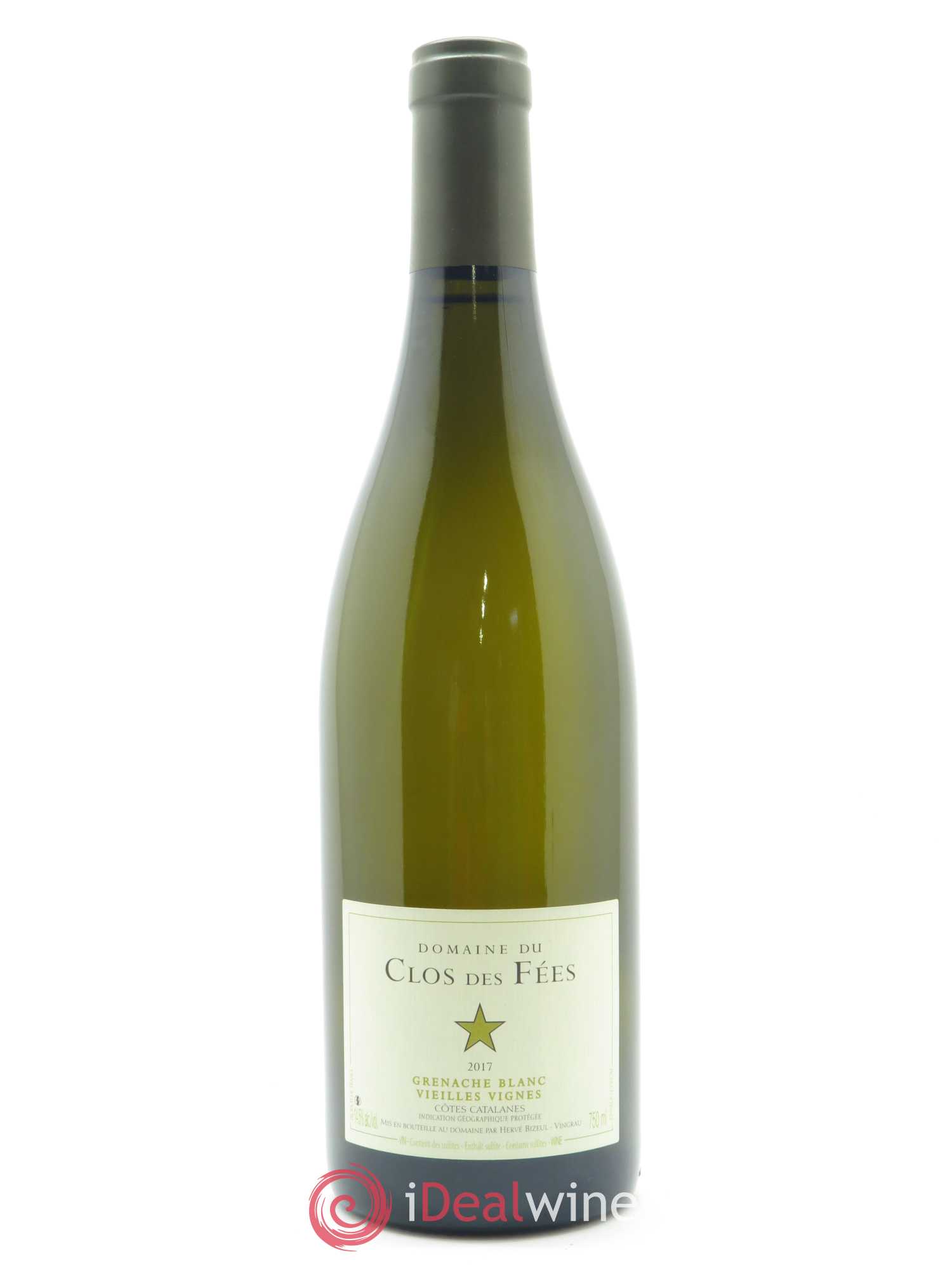 Côtes Catalanes Clos des Fées Vieilles vignes Hervé Bizeul 2017 - Lot de 1 bouteille - 0