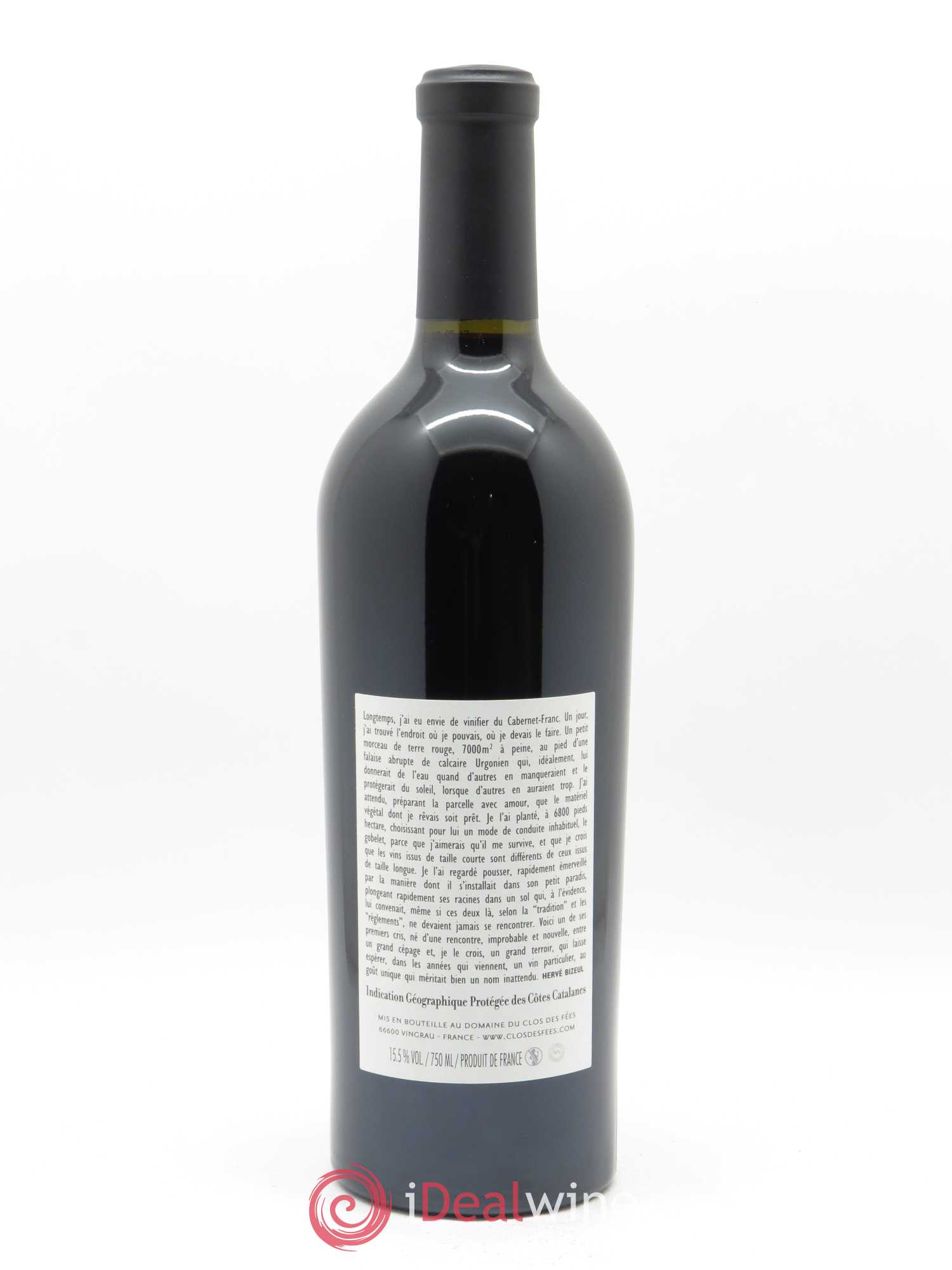 Côtes Catalanes (anciennement IGP Pyrénées Orientales) Clos des Fées Un faune avec son Fifre Hervé Bizeul (CBO à partir de 6 bts) 2016 - Lot de 1 bouteille - 1