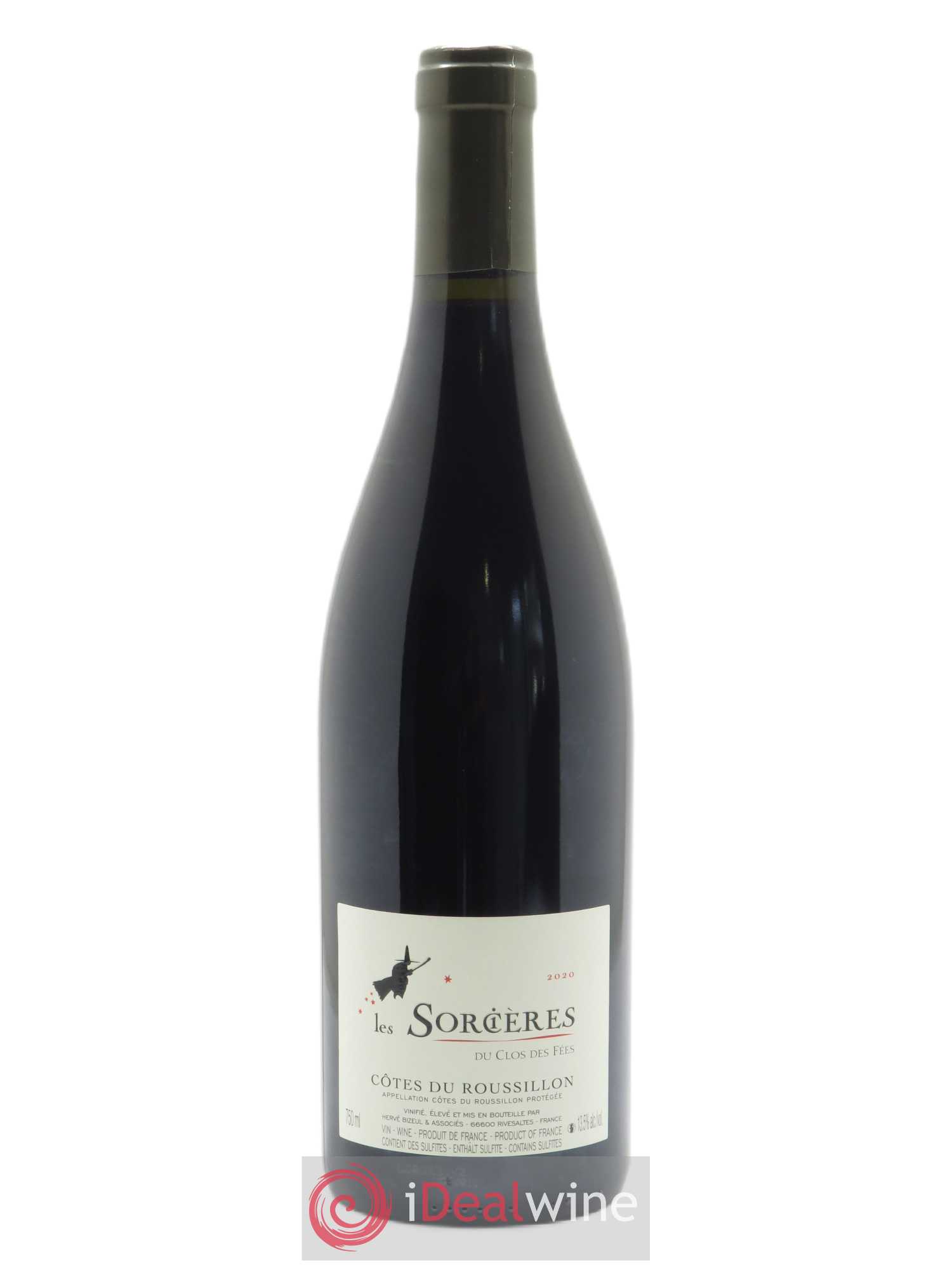 Côtes du Roussillon Clos des Fées Les Sorcières Hervé Bizeul 2020 - Lot de 1 bouteille - 0