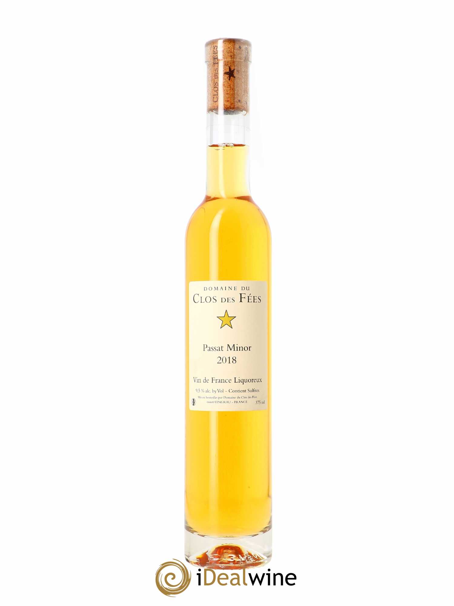 Vin de France Clos des Fées Passat Minor Hervé Bizeul 2018 - Lot de 1 demi bouteille - 0