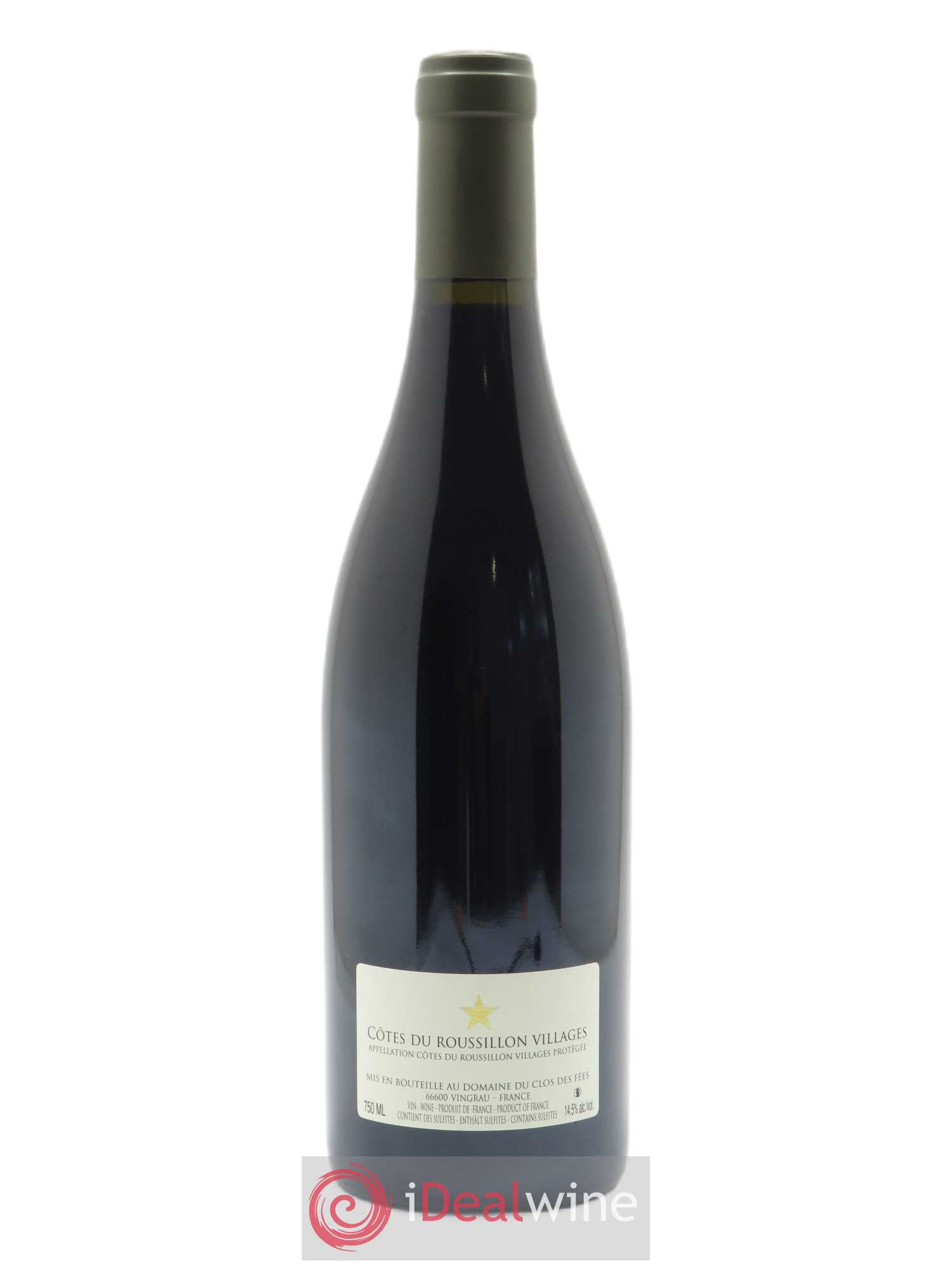 Côtes du Roussillon Villages Clos des Fées Hervé Bizeul 2018 - Lot de 1 bouteille - 1