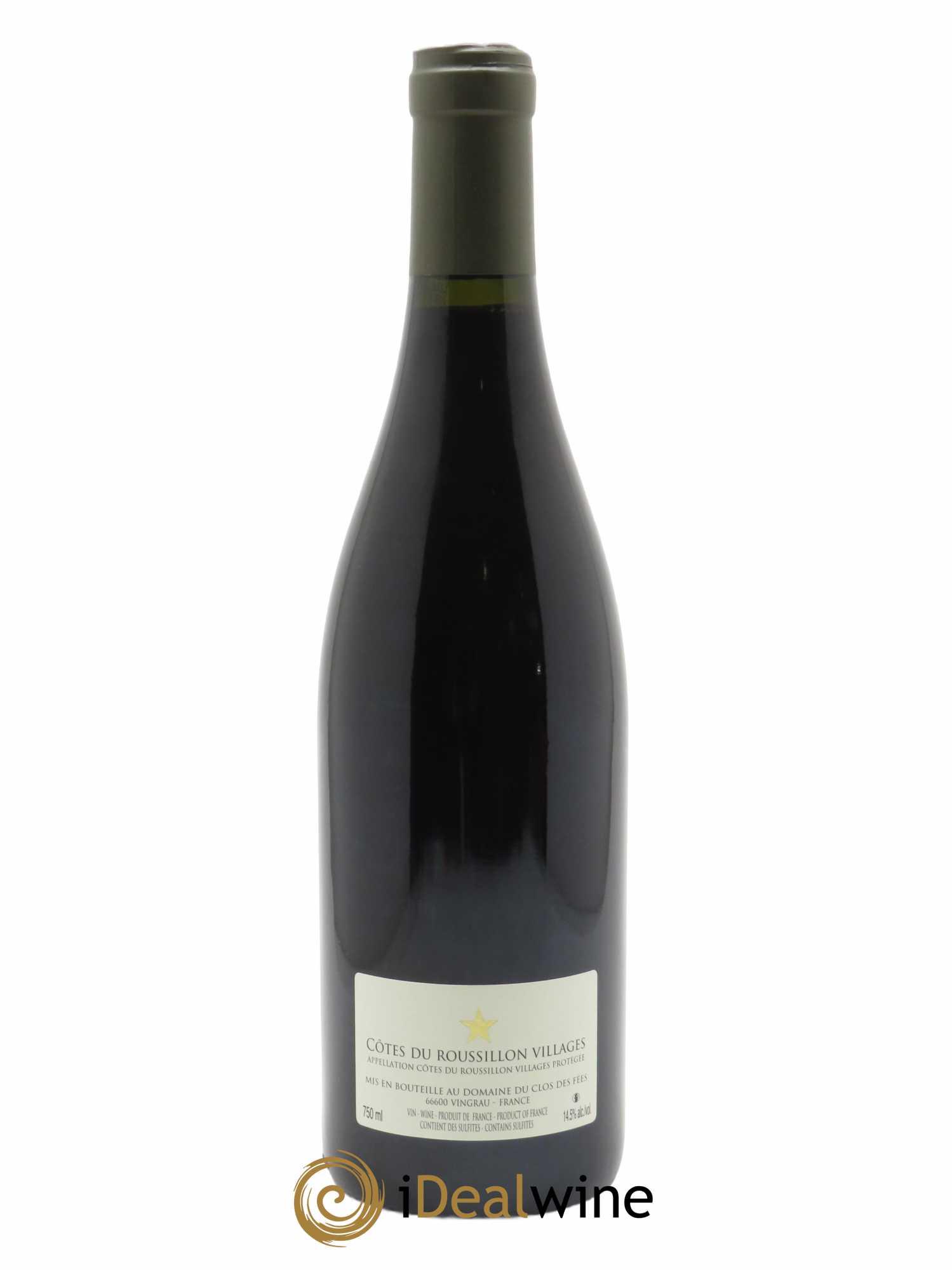 Côtes du Roussillon Villages Clos des Fées Hervé Bizeul 2019 - Lot de 1 bouteille - 1