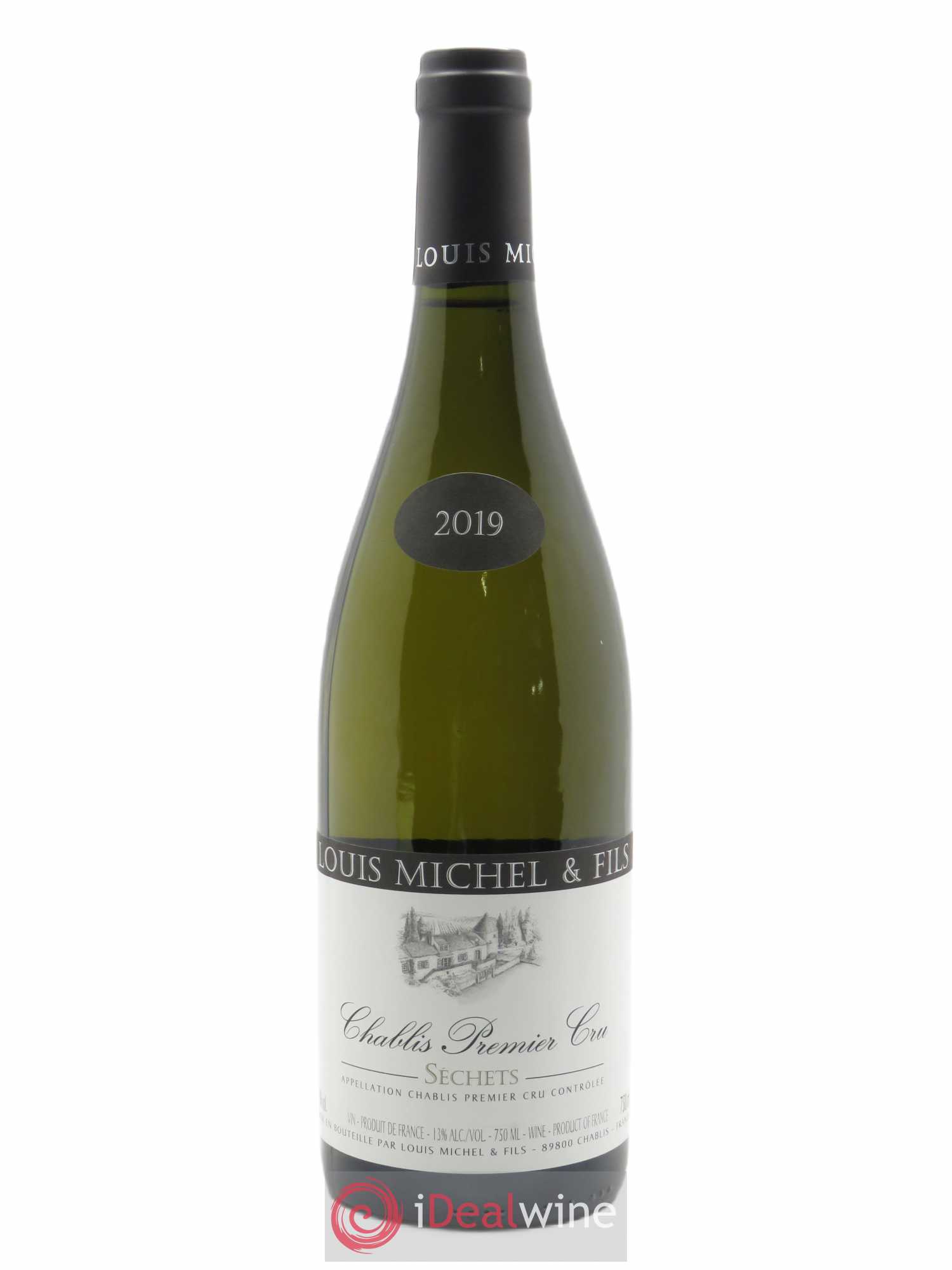 Chablis 1er Cru Séchets Louis Michel et Fils 2019 - Lot de 1 bouteille - 0