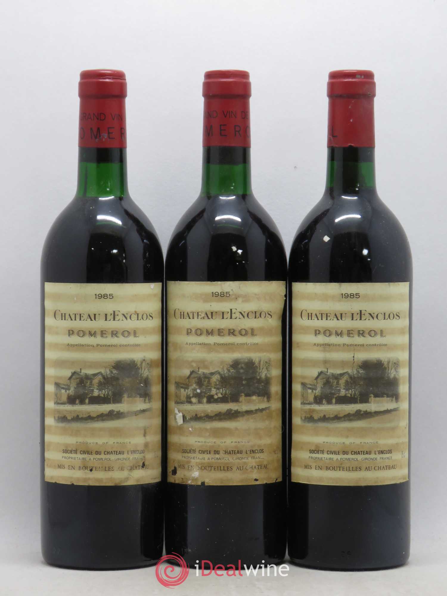 Château l' Enclos 1985 - Lot de 5 bouteilles - 1